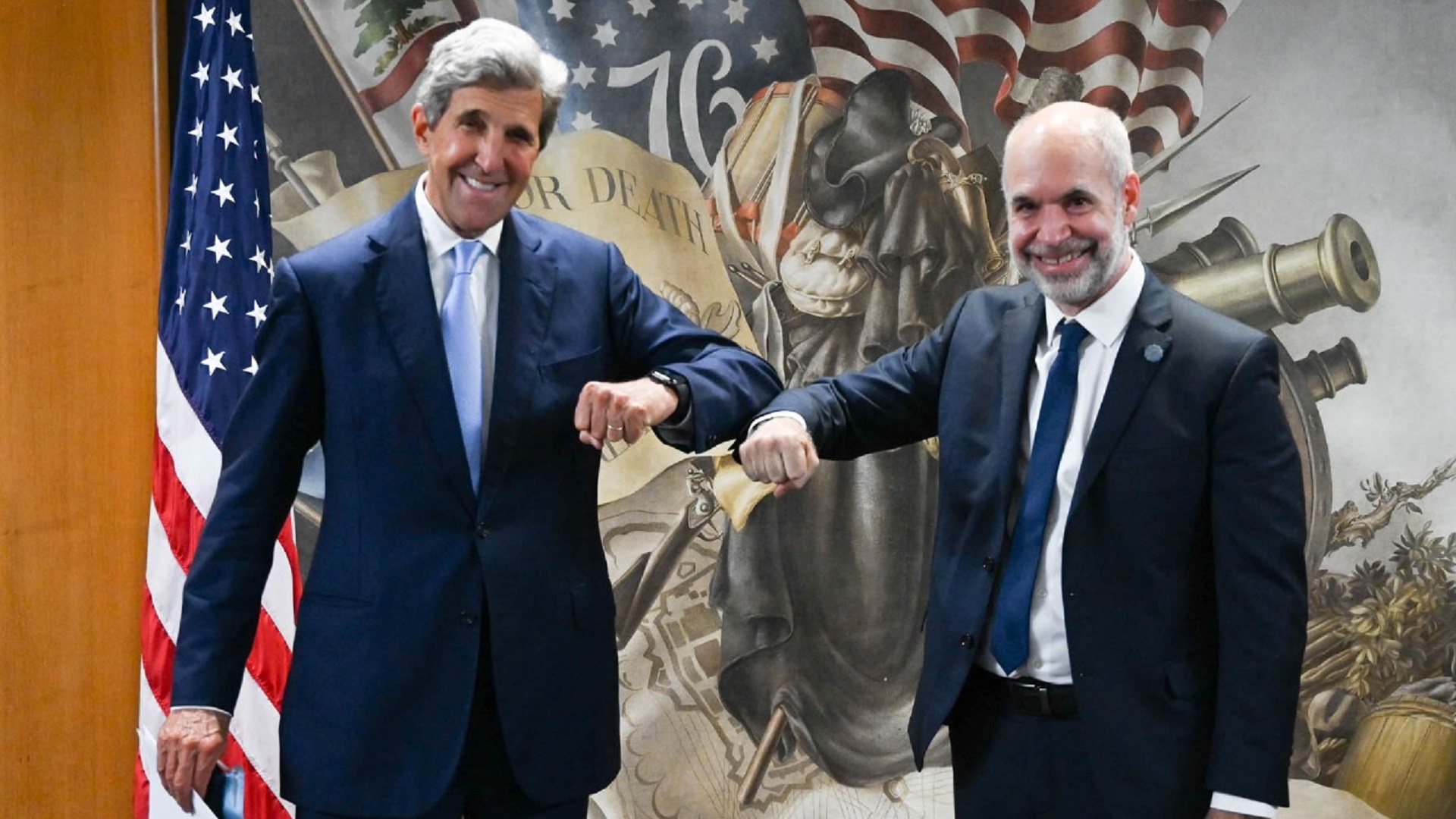 John Kerry y Horacio Rodríguez Larreta