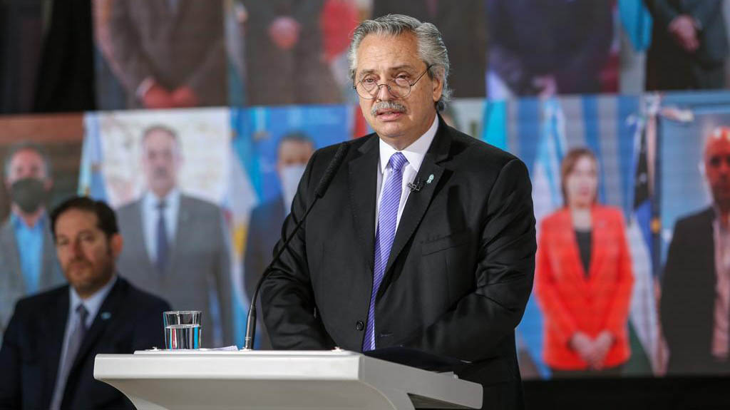 Alberto Fernández encabezó el acto central por el Día de la Independencia