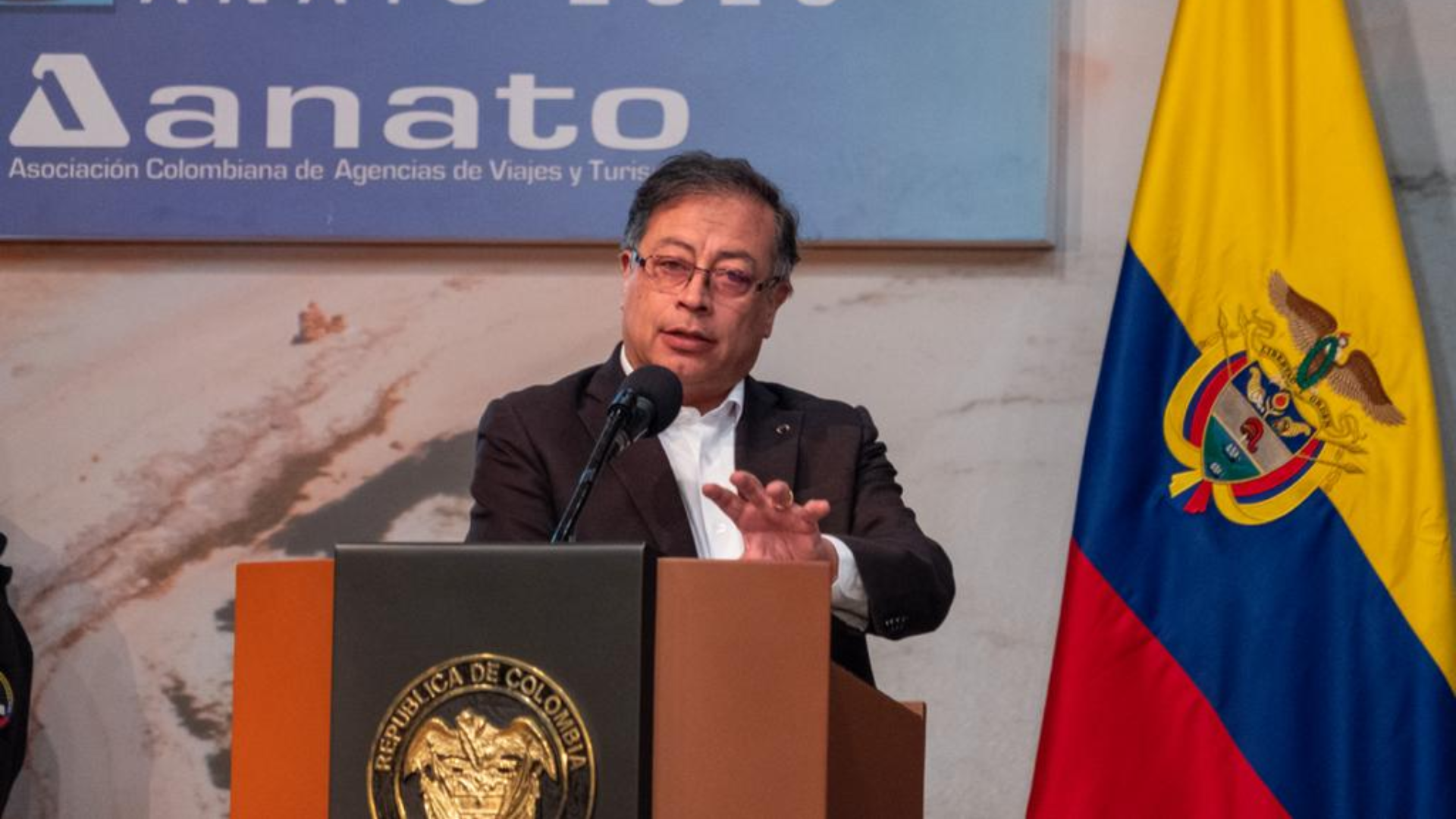 Gustavo Petro participated in the inauguration of the Anato 2023 Tourist Showcase. (Chair)