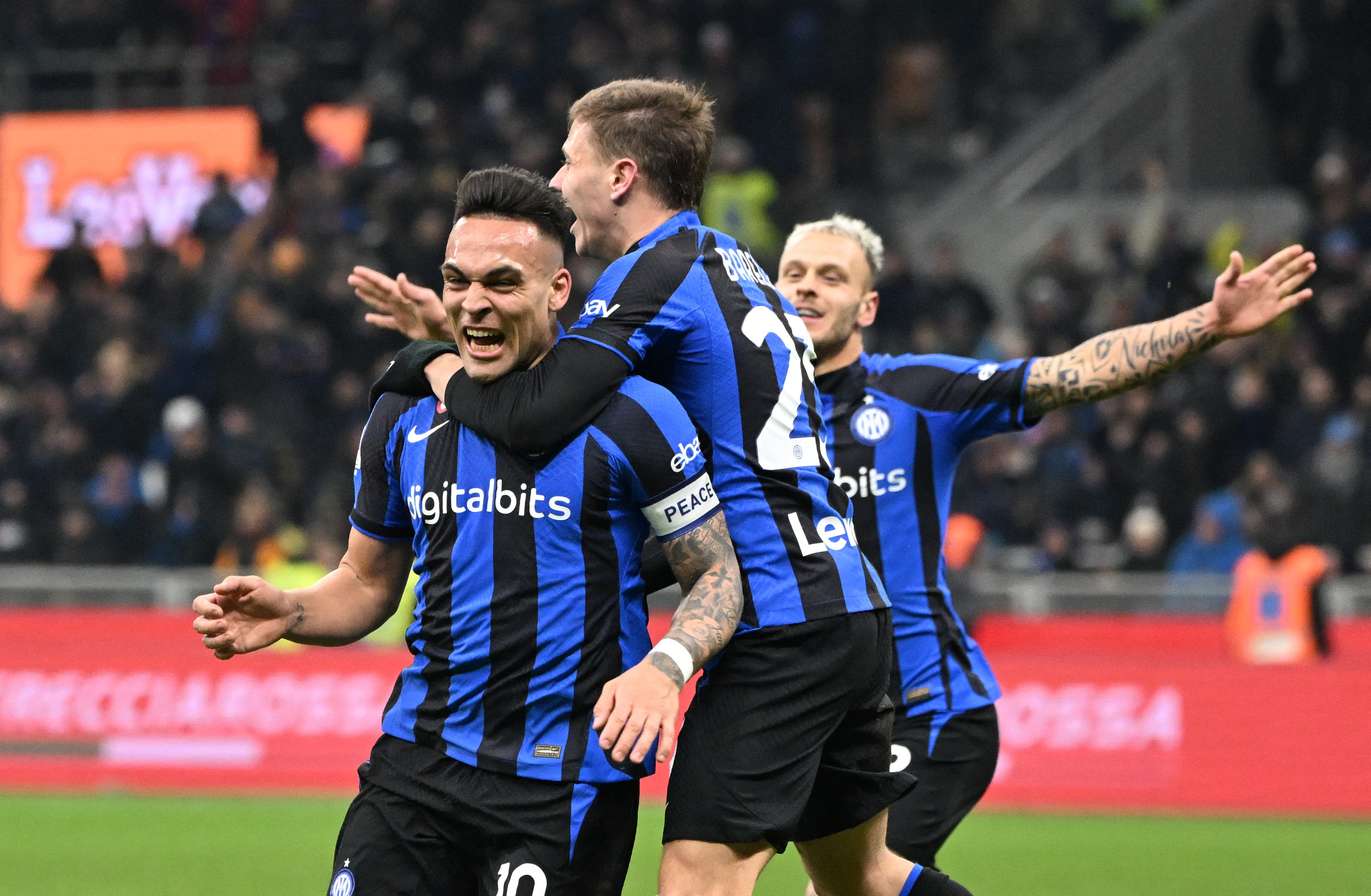Lautaro Martínez le dio el triunfo al Inter en el derby frente al Milan: sus increíbles estadísticas tras el Mundial