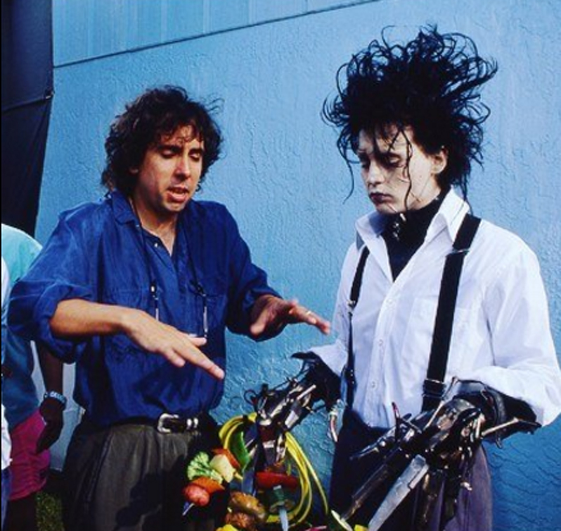 Johnny Depp en El joven manos de tijeras. La película más personal de Tim Burton se vio por primera vez el 6 de diciembre de 1990