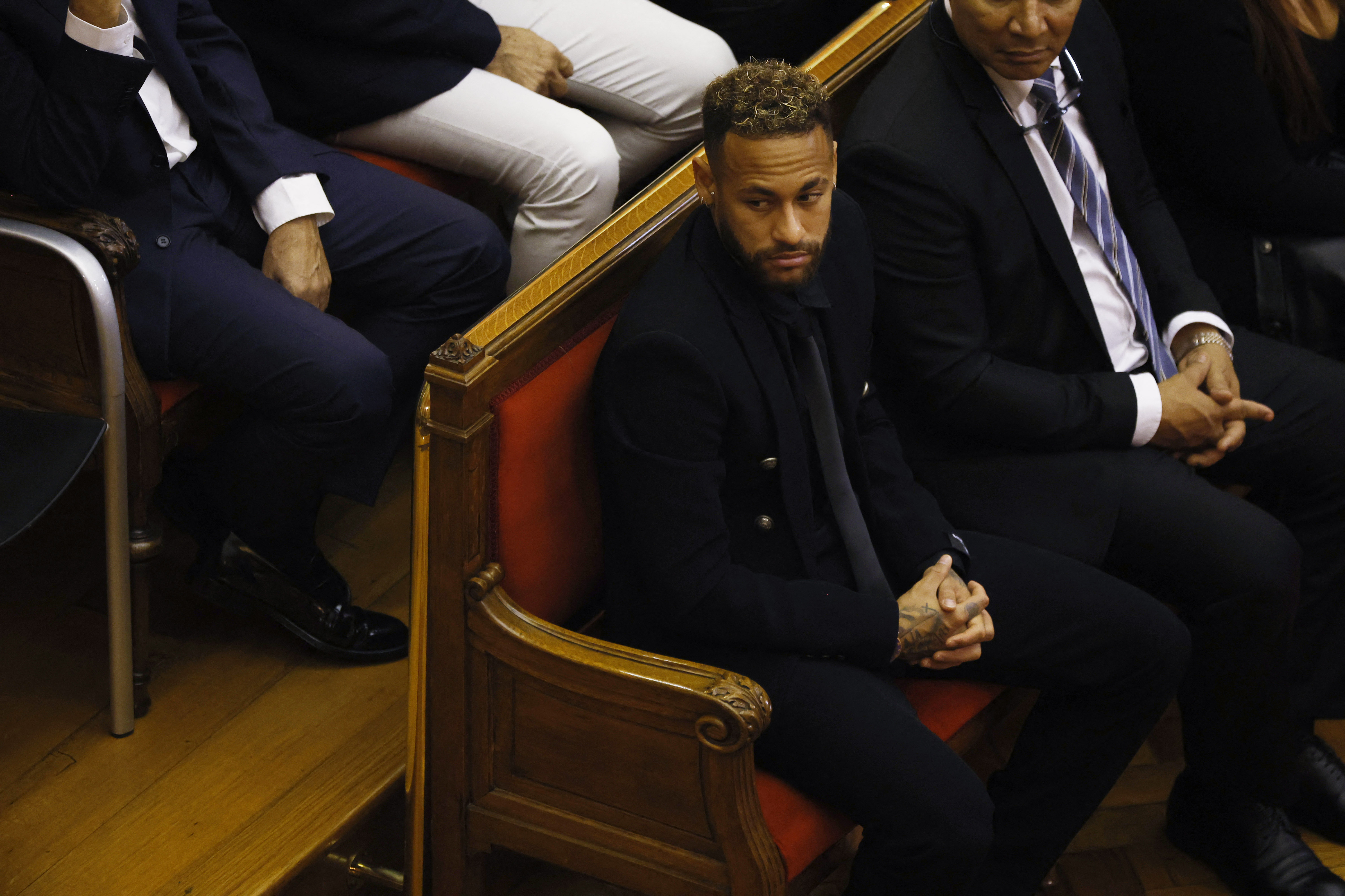 Neymar declaró en los tribunales de Barcelona (REUTERS/Albert Gea)
