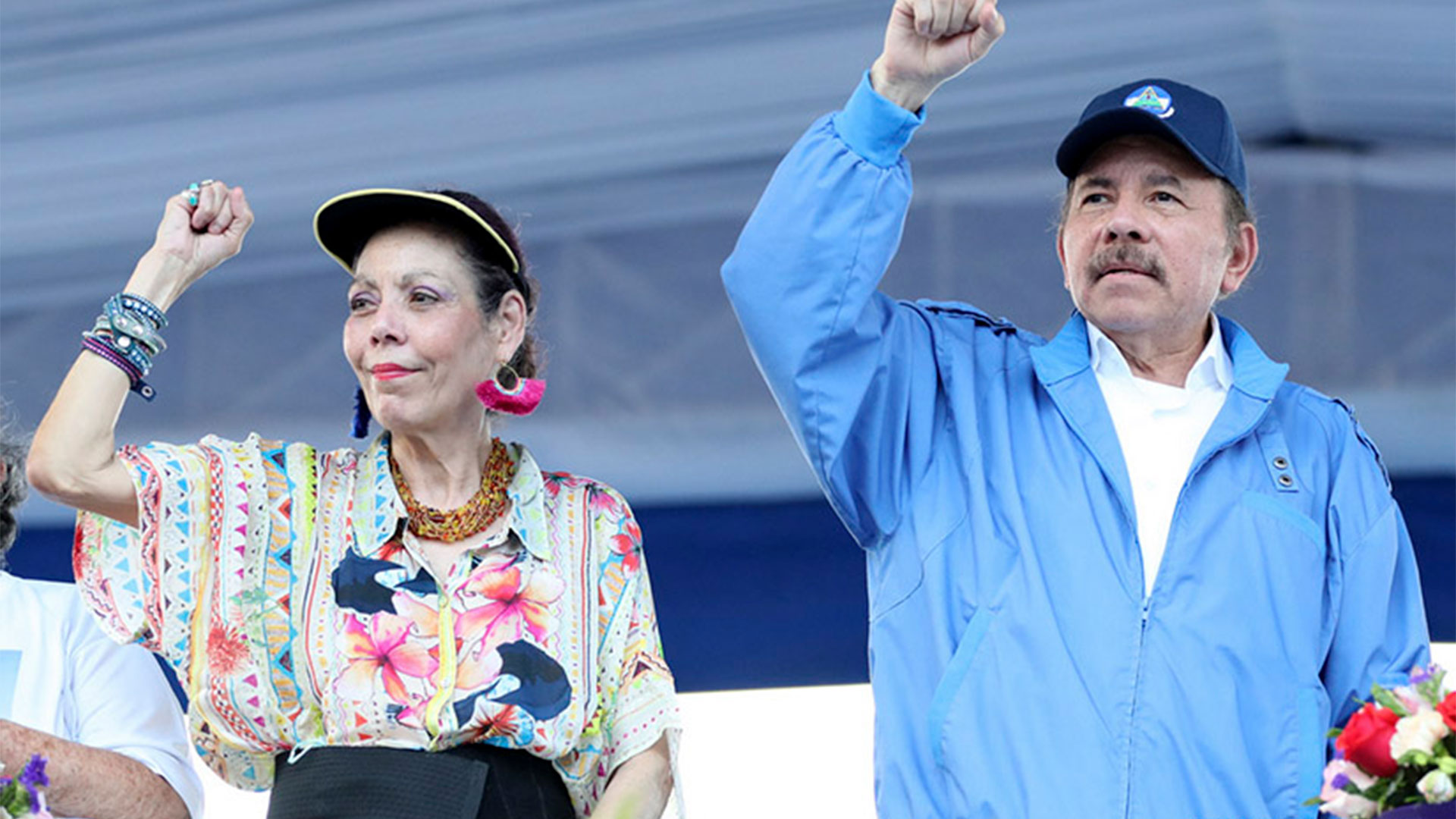 Rosario Murillo y Daniel Ortega, líderes de la dictadura en Nicaragua