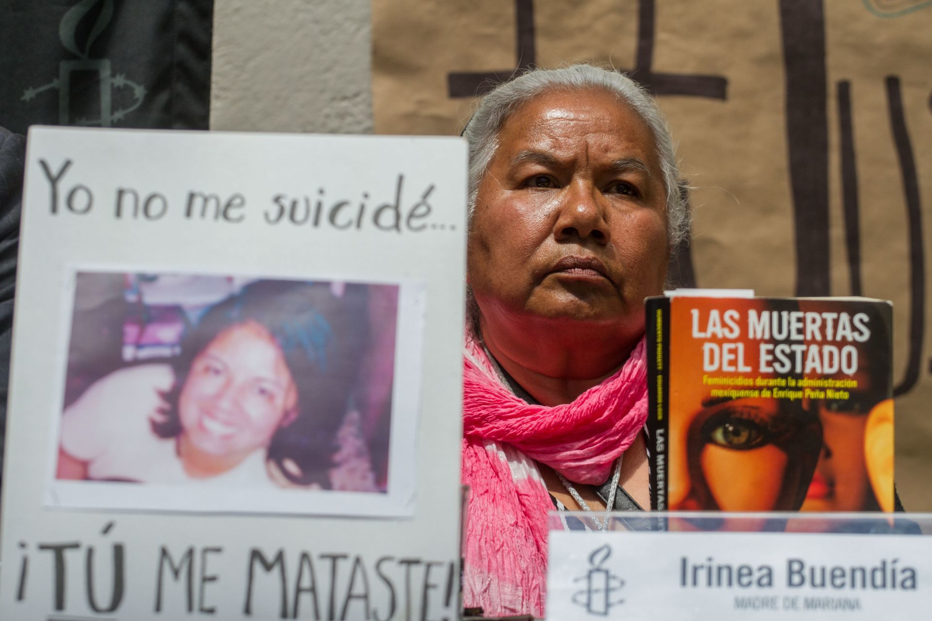 Irinea Buendía, madre de Mariana Lima Buendía, joven asesinada por su pareja en 2010 (Foto: Isaac Esquiel/Cuartoscuro)
