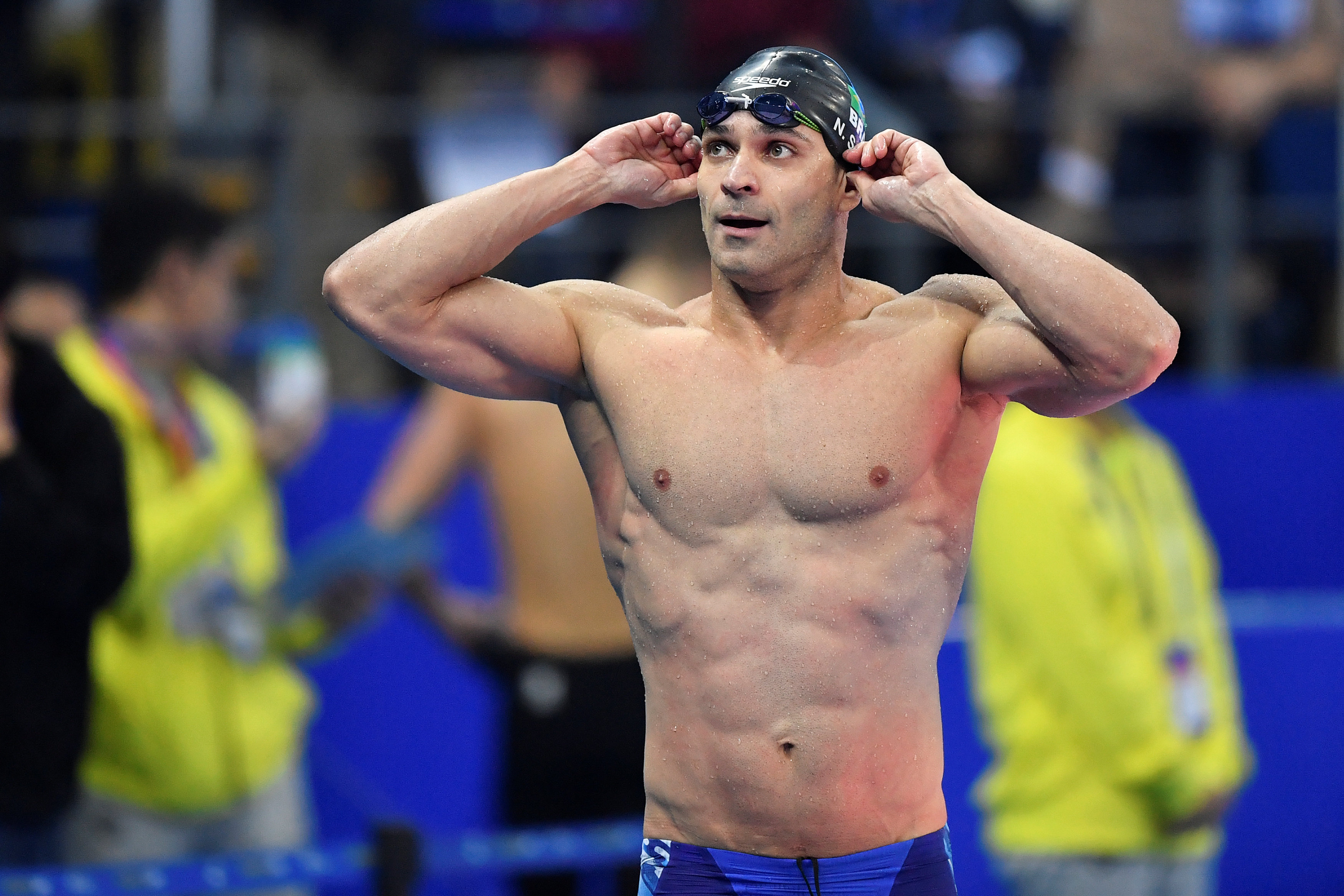 Brazilian swimmer Nicholas Santos still a force in the butterfly at age 42
