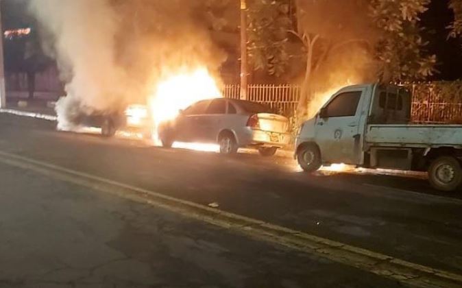 Reportaron quema de vehículos en Colima tras la detención de “La Vaca”