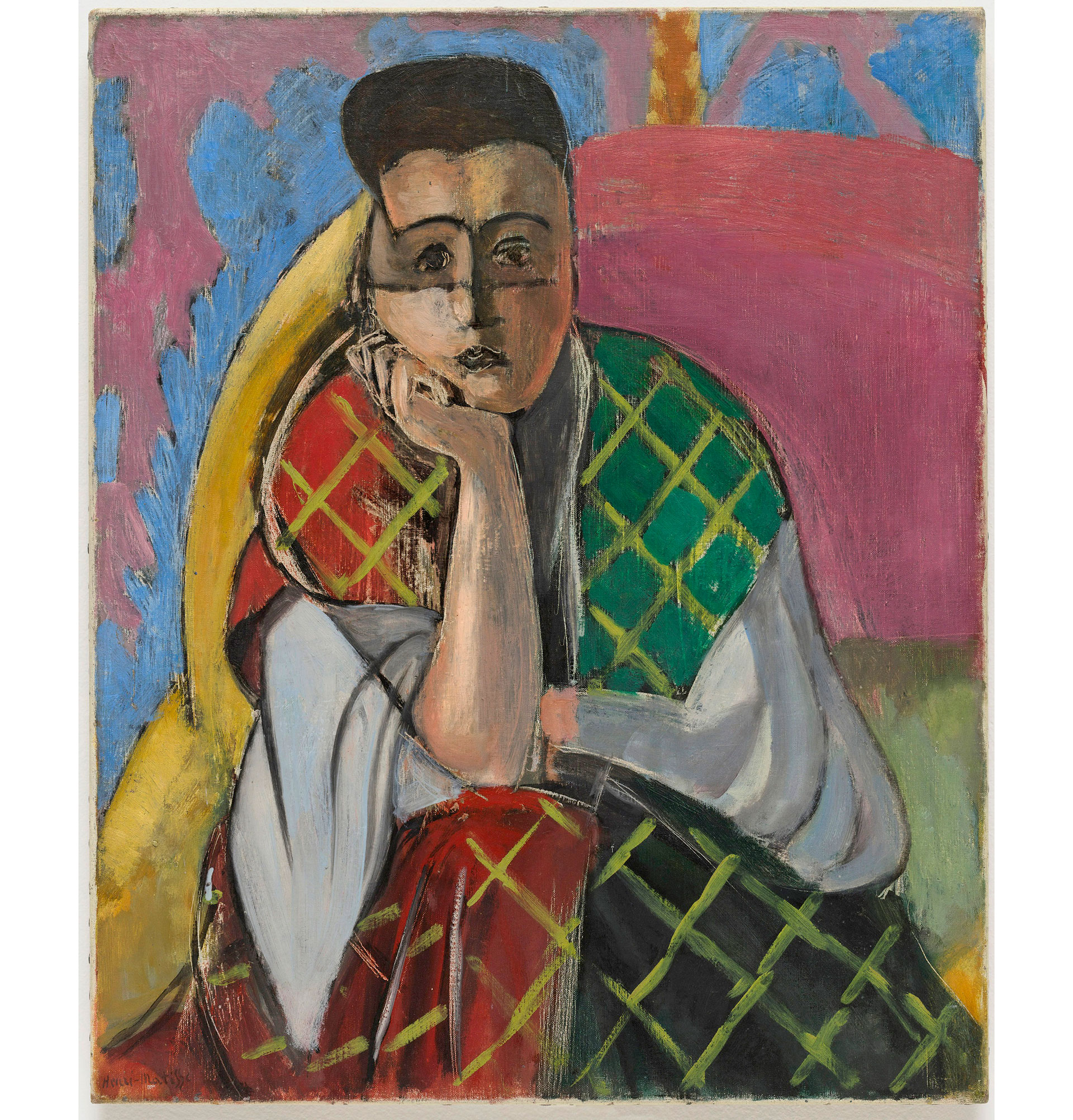 "Mujer con velo" de Henri Matisse, 1927. Óleo sobre lienzo (Museo de Arte Moderno, Nueva York/Succession H. Matisse/Artists Rights Society (ARS), Nueva York)
