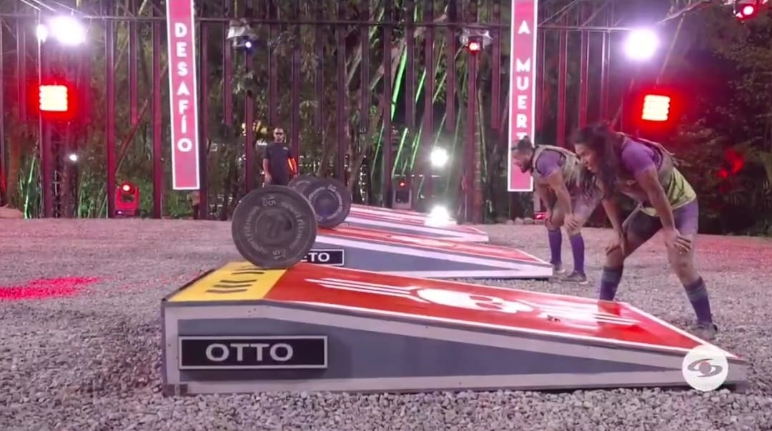 Último enfrentamiento entre Beto y Otoniel de Alpha. Tomado de Canal Caracol en vivo