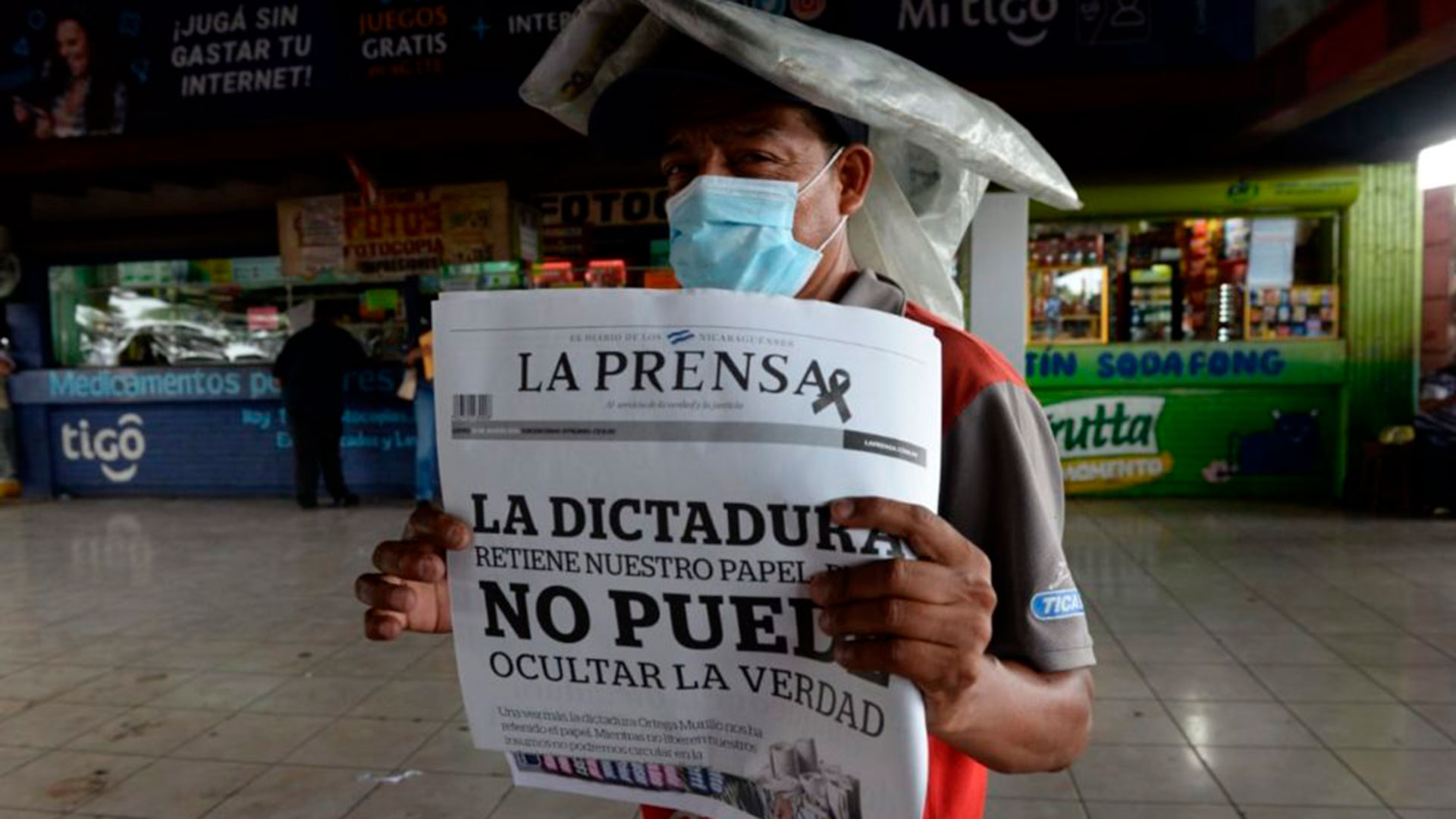 Última edición impresa de La Prensa en Nicaragua, en agosto de 2021