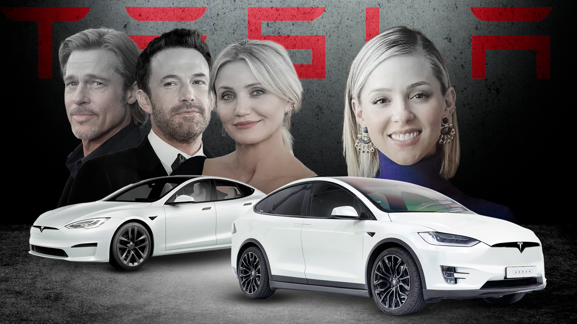 De Ben Affleck, Brad Pitt a Mariana Rodríguez: los famosos y sus millonarios vehículos Tesla