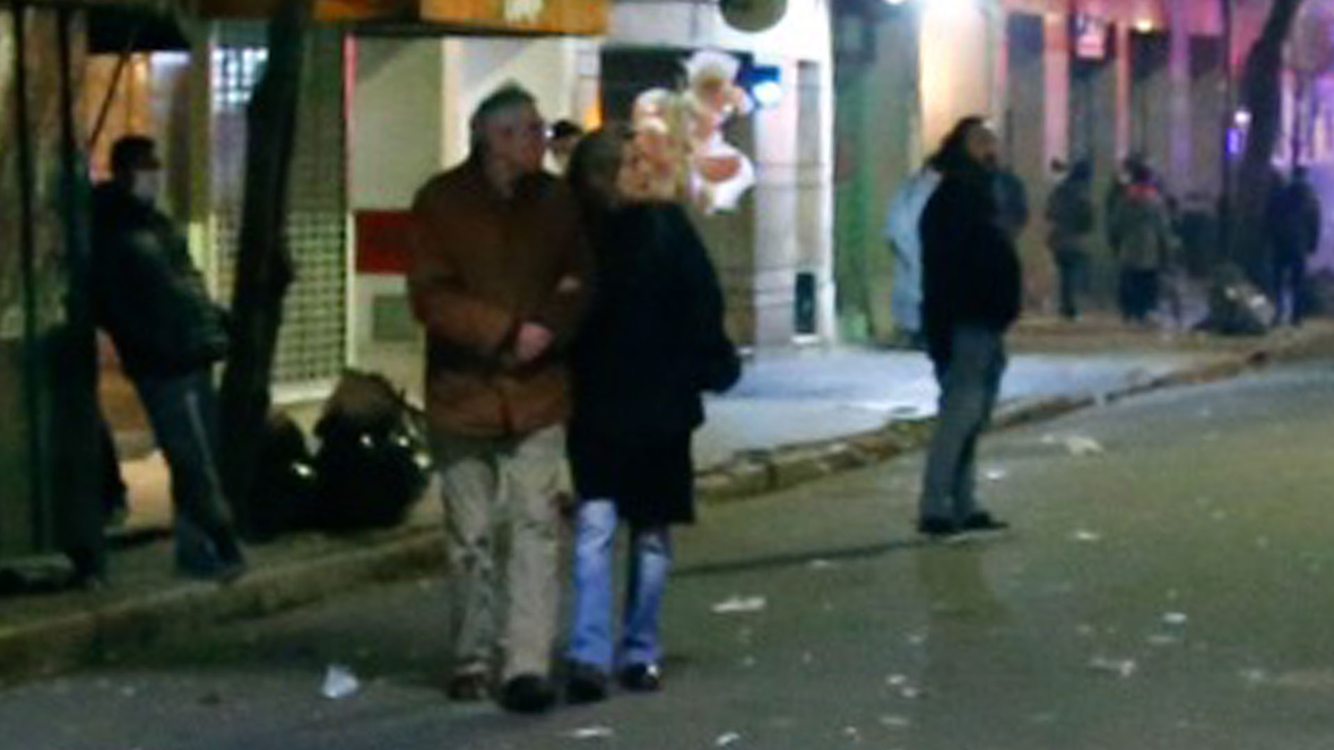 Recorte de la misma imagen, con un zoom sobre la cara de Sabag Montiel (Luciano González)