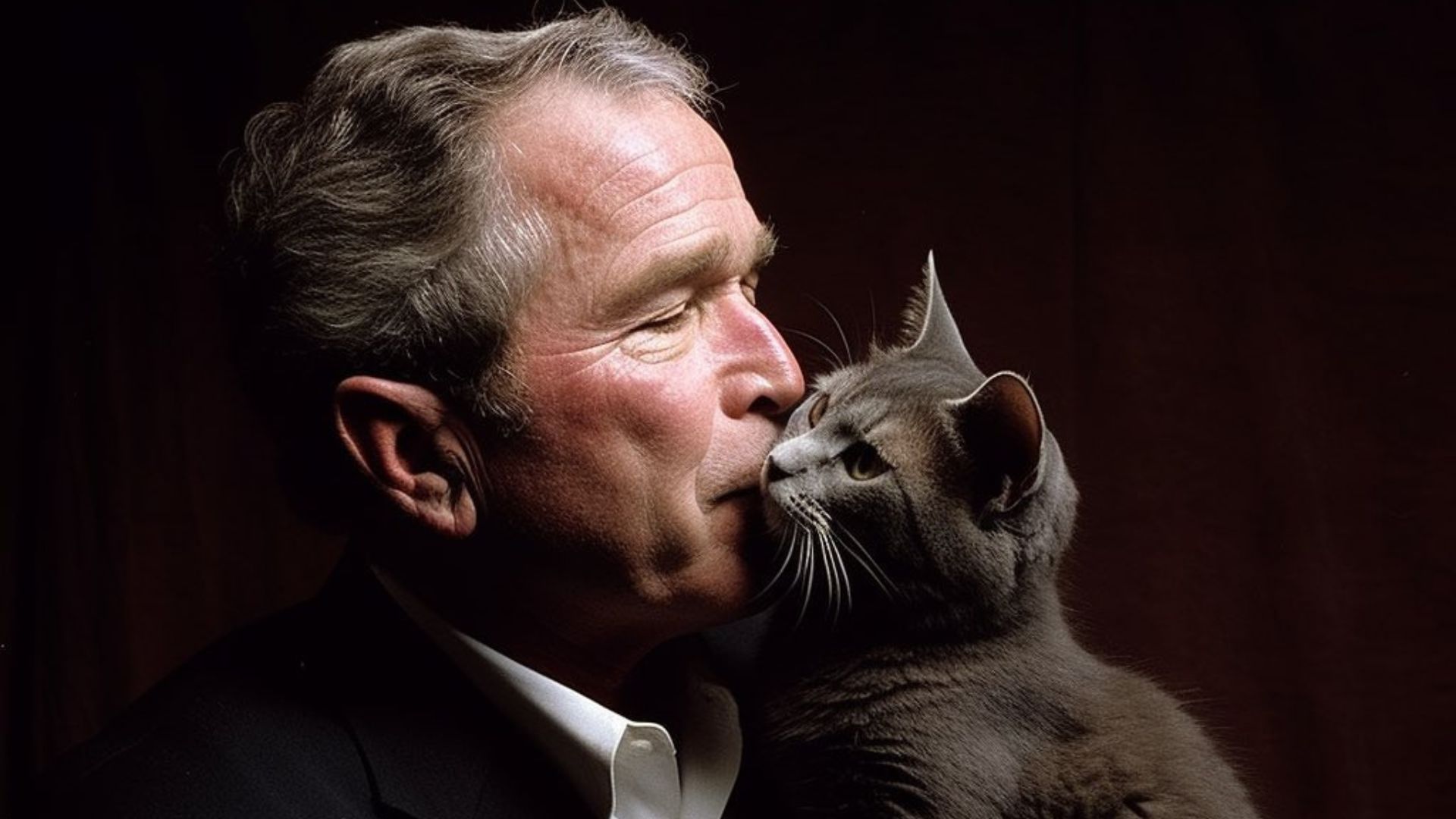 ¿Cómo se verían los líderes políticos besando gatos? Inteligencia Artificial responde a la pregunta