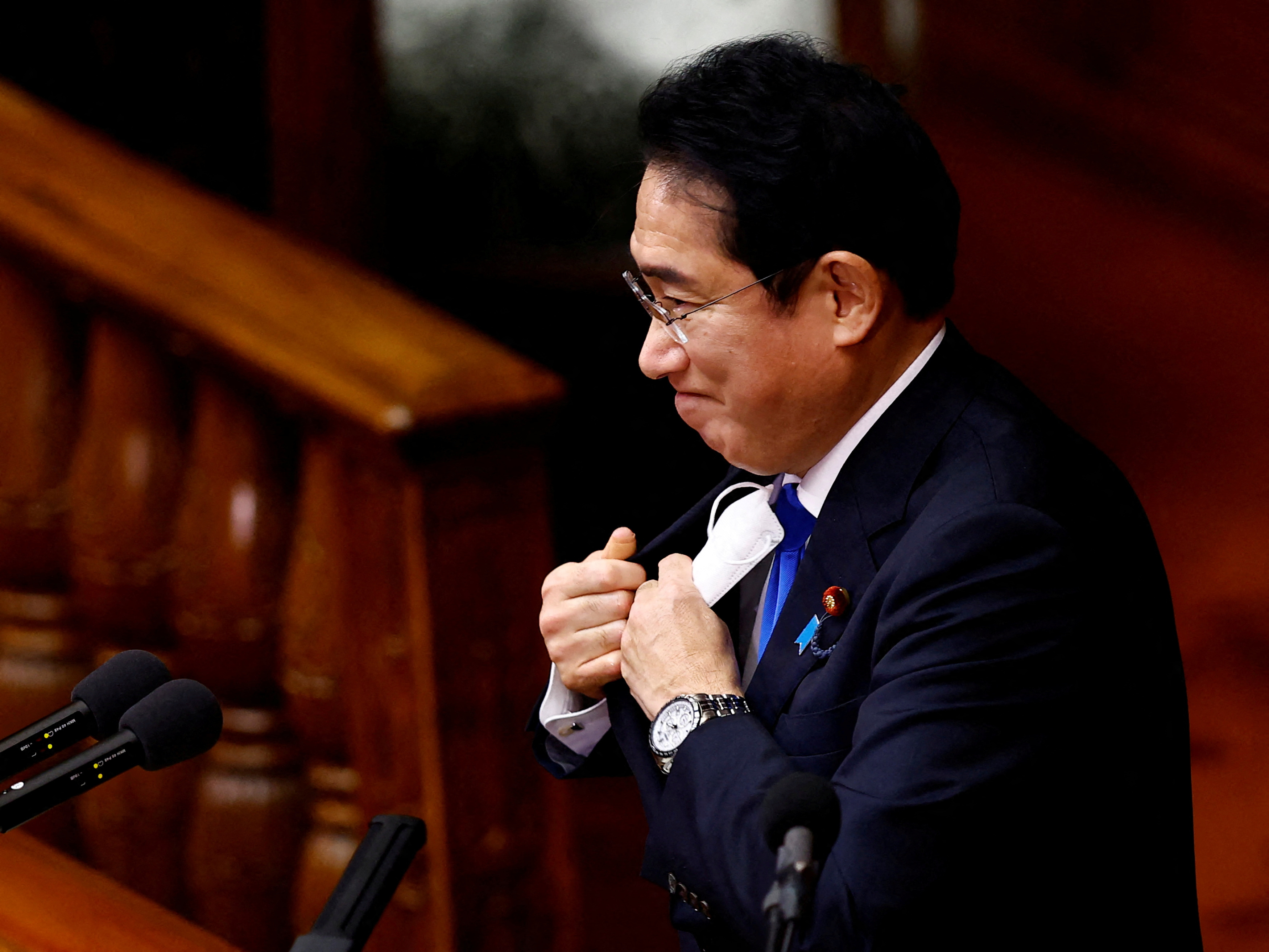 El primer ministro japonés, Fumio Kishida. (REUTERS/Kim Kyung-Hoon)