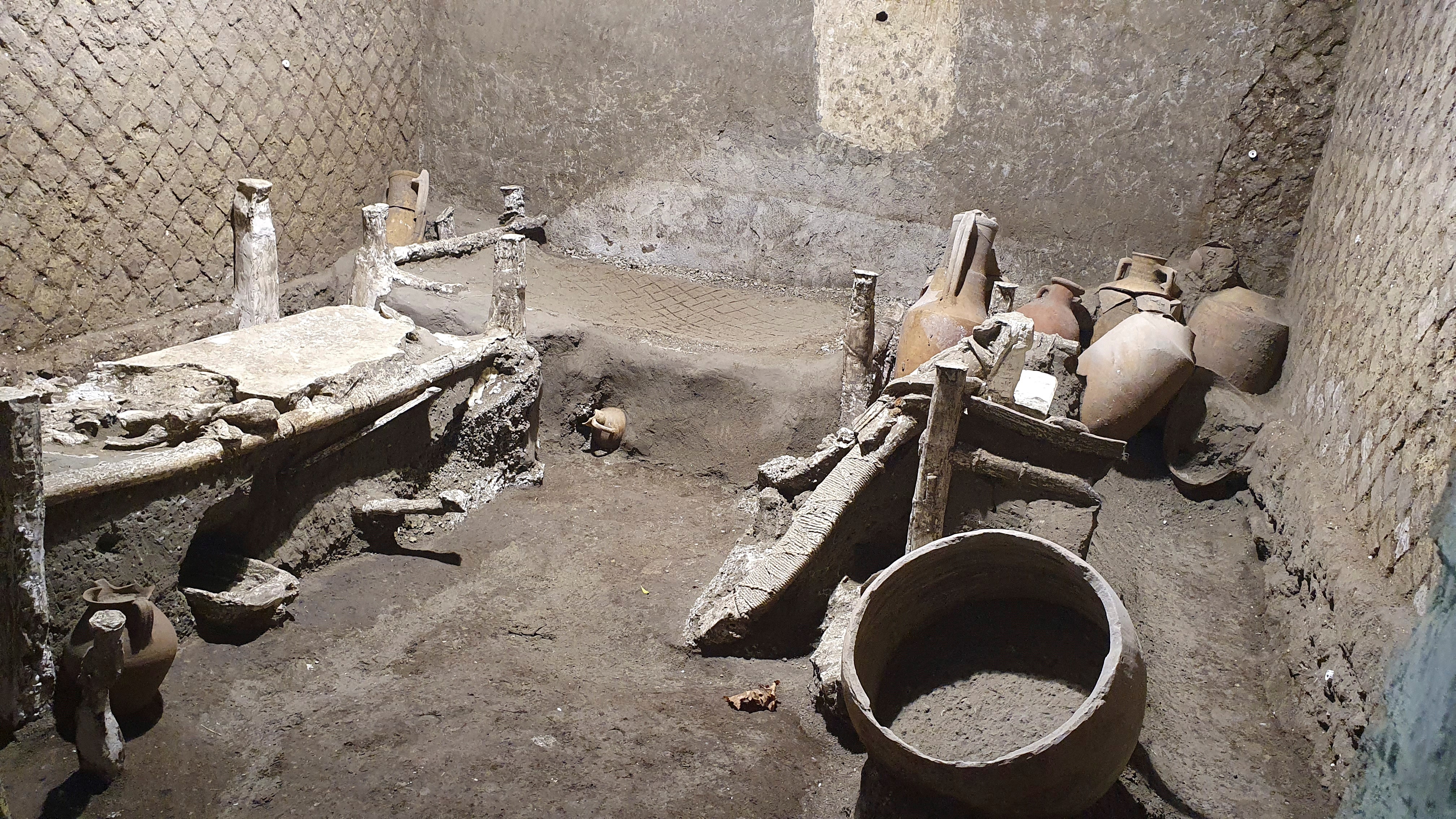 Imagen de referencia de una excavación en una zona del norte de Pompeya (sur de Italia) (Foto: EFE/ Parque Arqueológico de Pompeya)