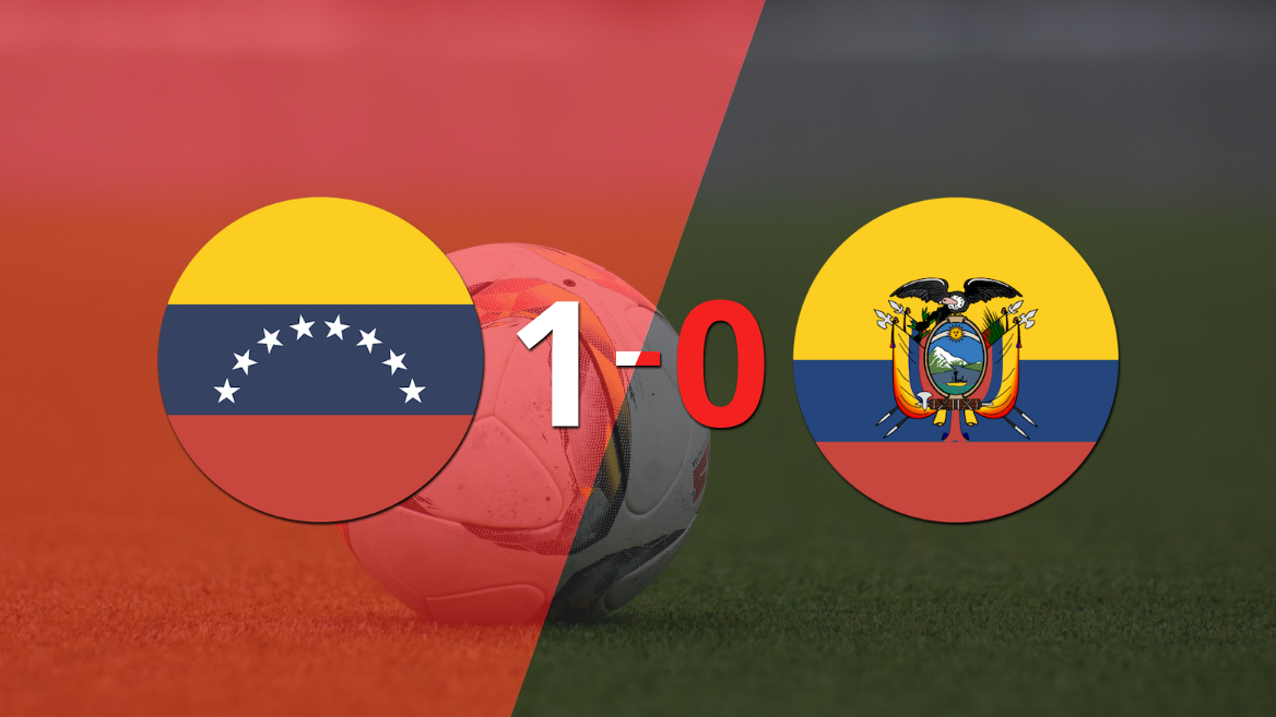 Con un solo tanto, Venezuela derrotó a Ecuador en Palmaseca