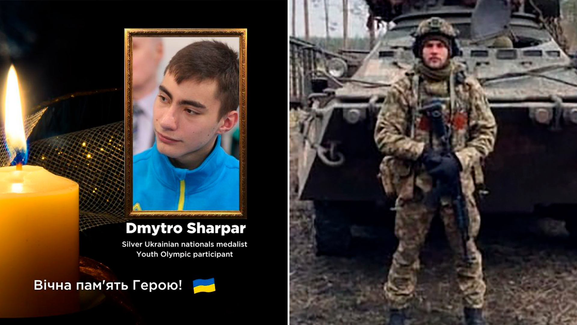 El patinador Dmytro Sharpar y el atleta  Volodymyr Androschuk murieron en la guerra de Ucrania