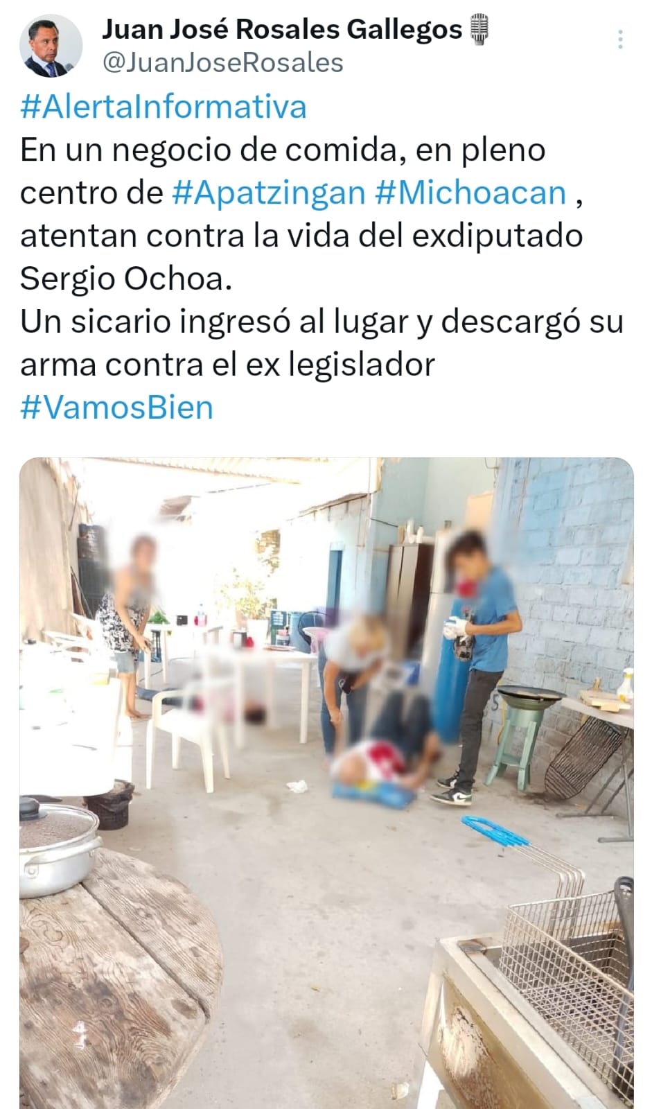 Sergio Ochoa (twitter/JuanJoseRosales)