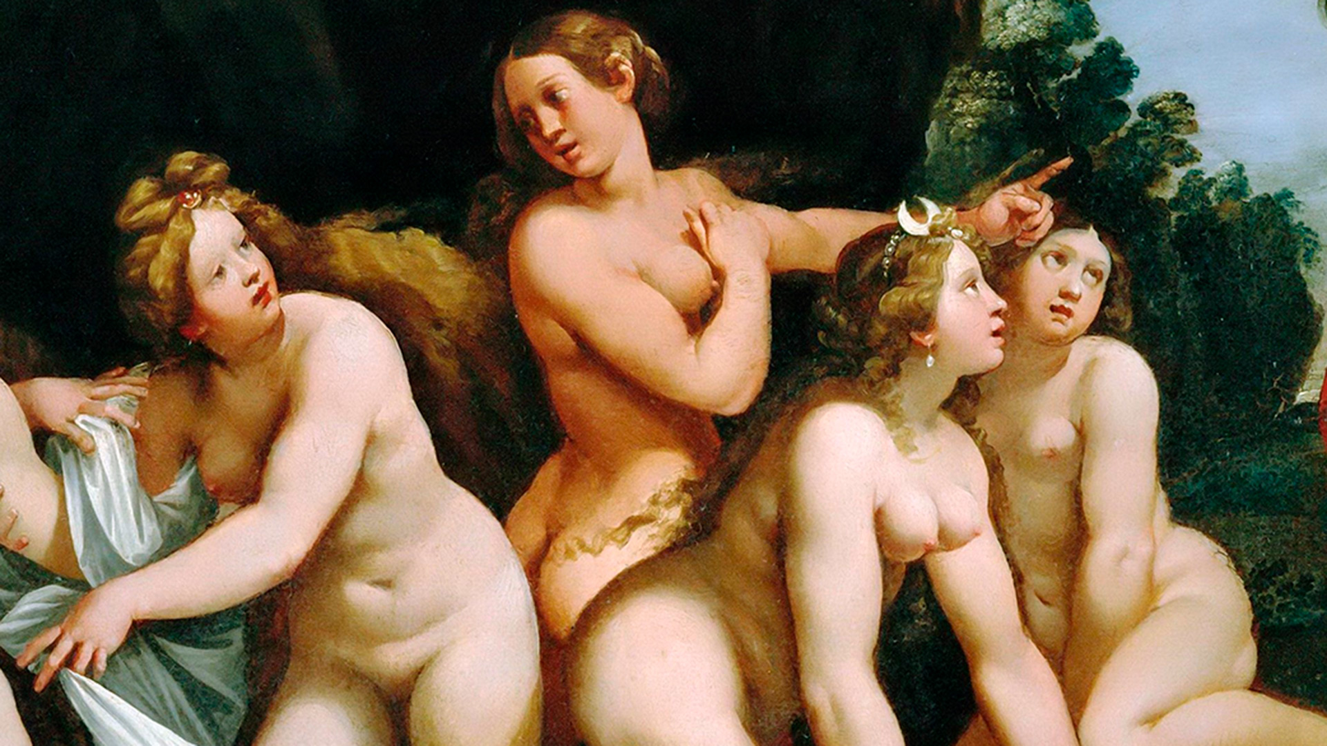 Un cuadro renacentista con mujeres desnudas recrudece la crisis de  violencia en Francia - Infobae