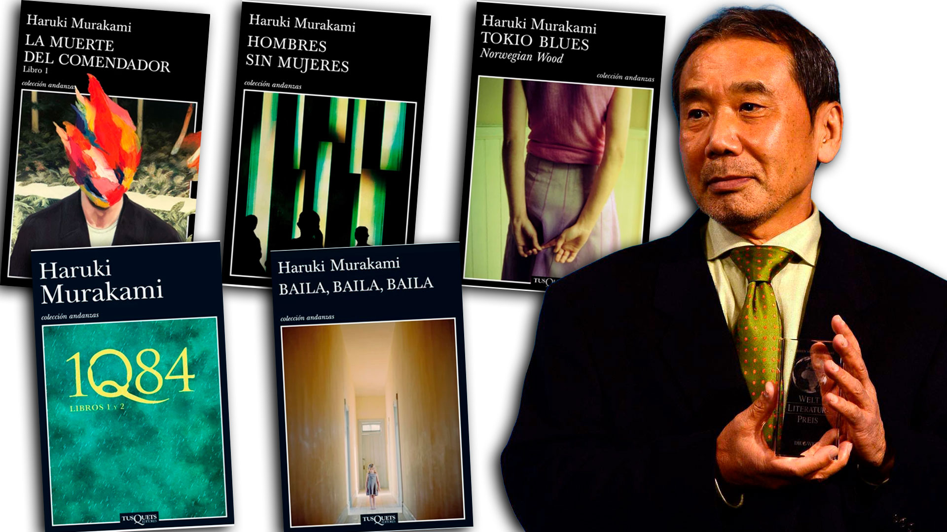 En la semana del Premio Nobel, cinco libros para conocer a Haruki Murakami, el eterno candidato, por menos de 400 pesos argentinos