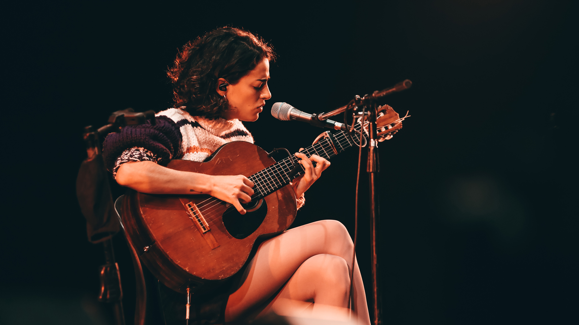 Zoe Gotusso homenajeó a la música popular sudamericana con versiones de Atahualpa Yupanqui, El Príncipe y Paulinho Moska (Gentileza Prensa Cosquín Rock Online)