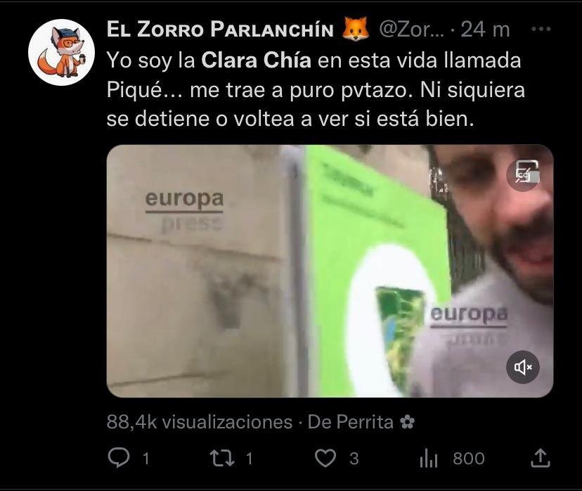 Clara Chía es tendencia en redes sociales por el fuerte golpe que se propinó intentando huir de los reporteros en Barcelona acompañada de su novio Gerard Piqué. @ZorroParlanchin/Twitter