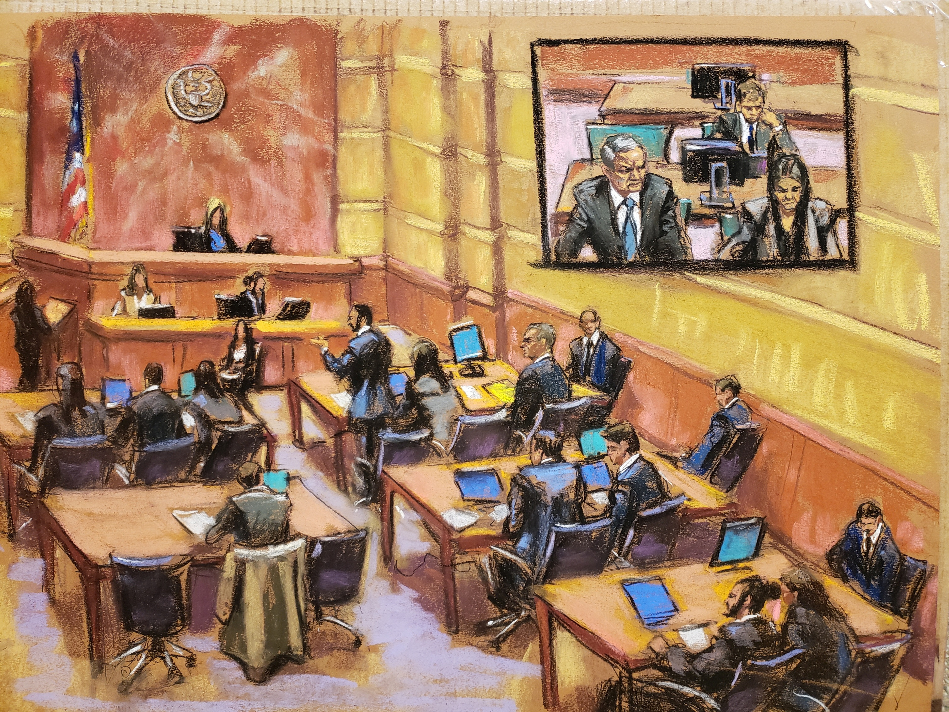 18 ciudadanos neoyorkinos conformarán el jurado del juicio de Genaro García Luna (Foto: REUTERS/Jane Rosenberg) 