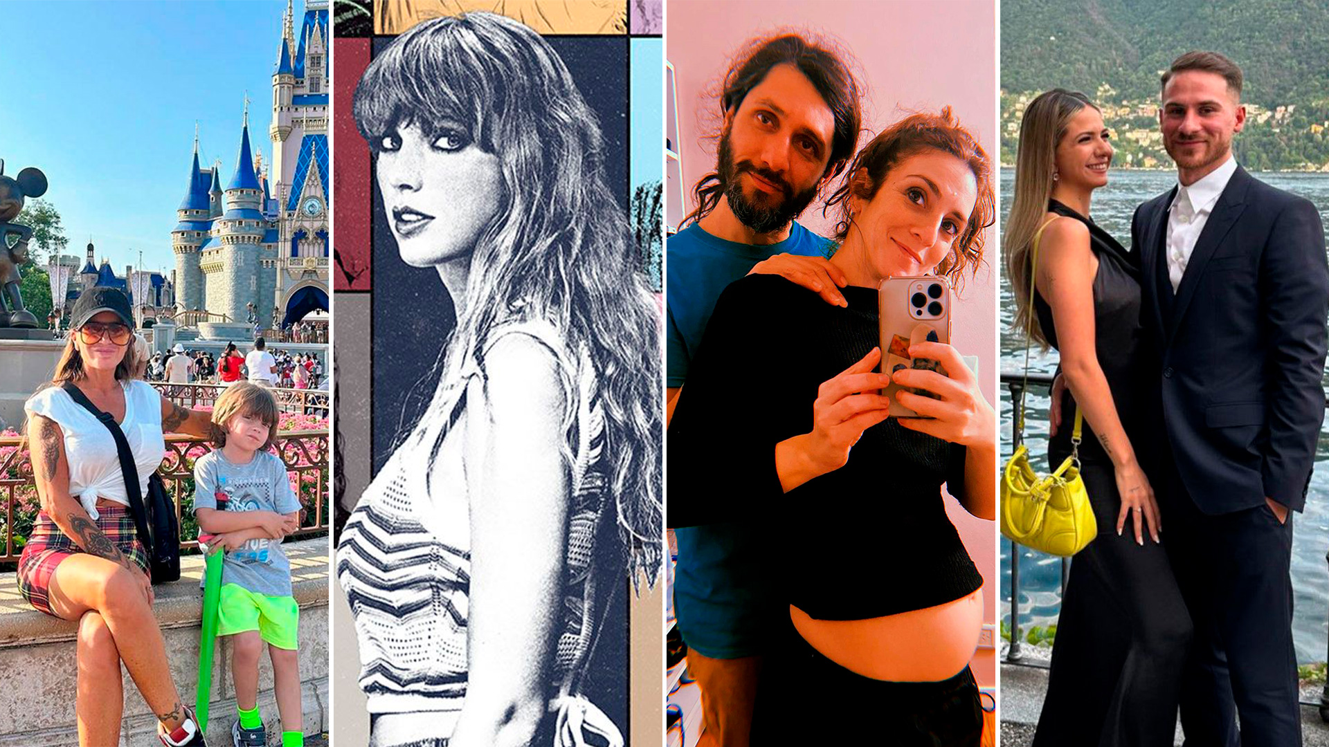 Las mejores fotos de la semana: la visita de Taylor Swift, las vacaciones de Florencia Peña en Disney