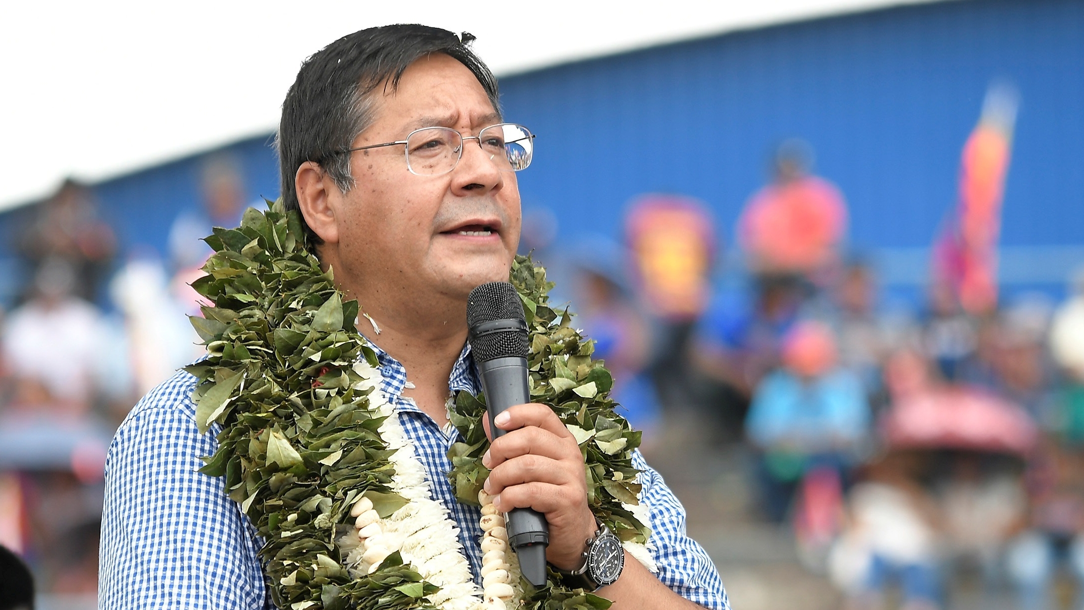 El presidente boliviano, Luis Arce