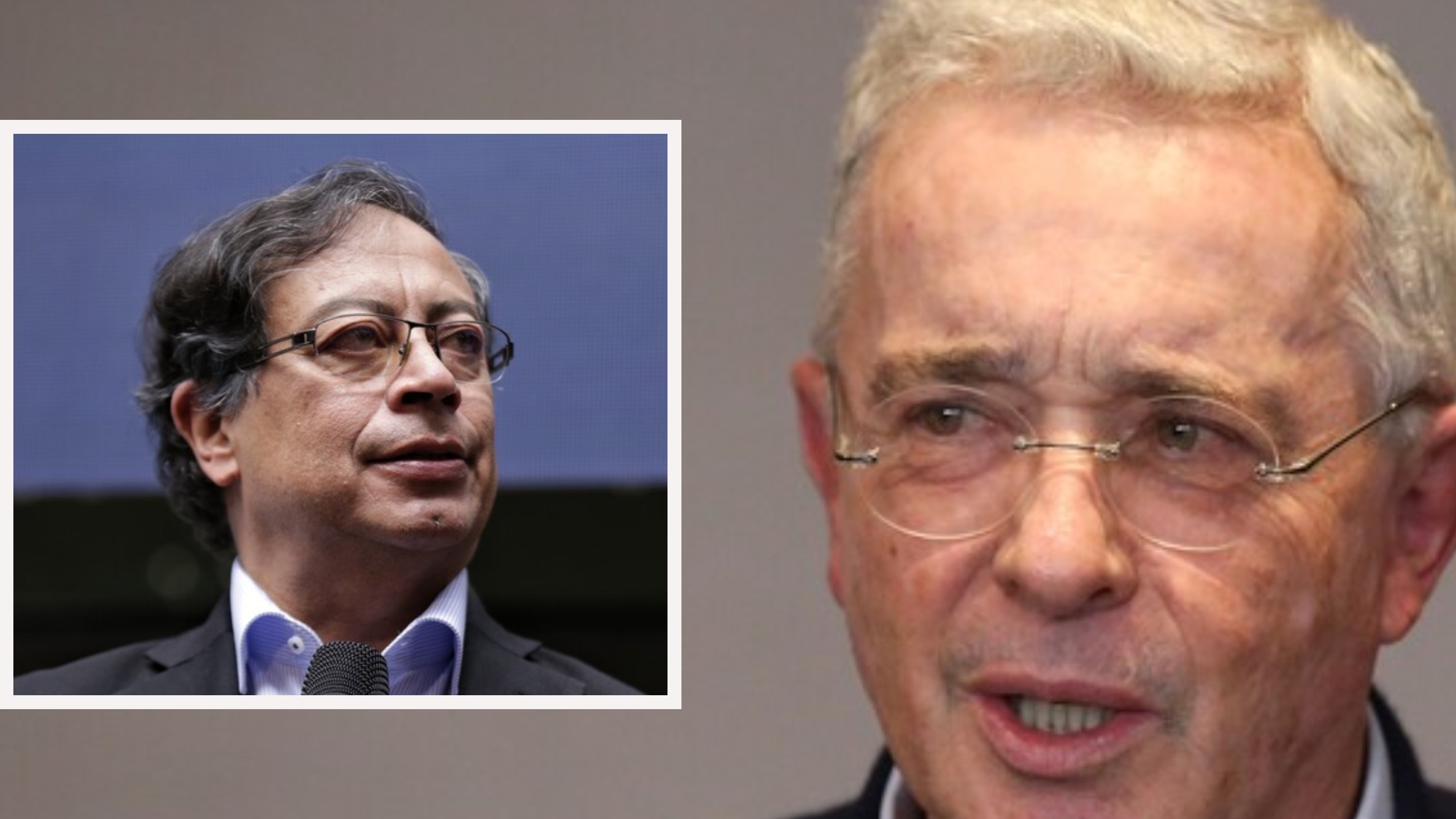 Álvaro Uribe respondió las críticas de Gustavo Petro y lo llamó “cobarde”