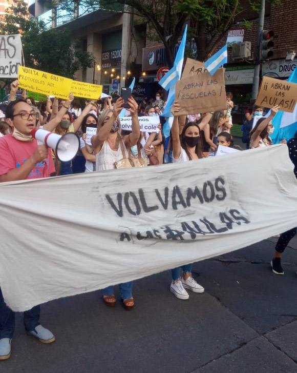 Argentina batió un récord con un año de cierre de escuelas por la pandemia de covid-19
