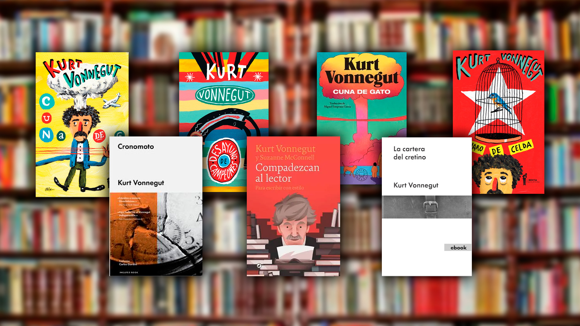 Los libros de Kurt Vonnegut