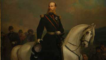 Maximiliano de Habsburgo llegó a México un 28 de mayo de 1864. Foto: Mediateca/INAH
