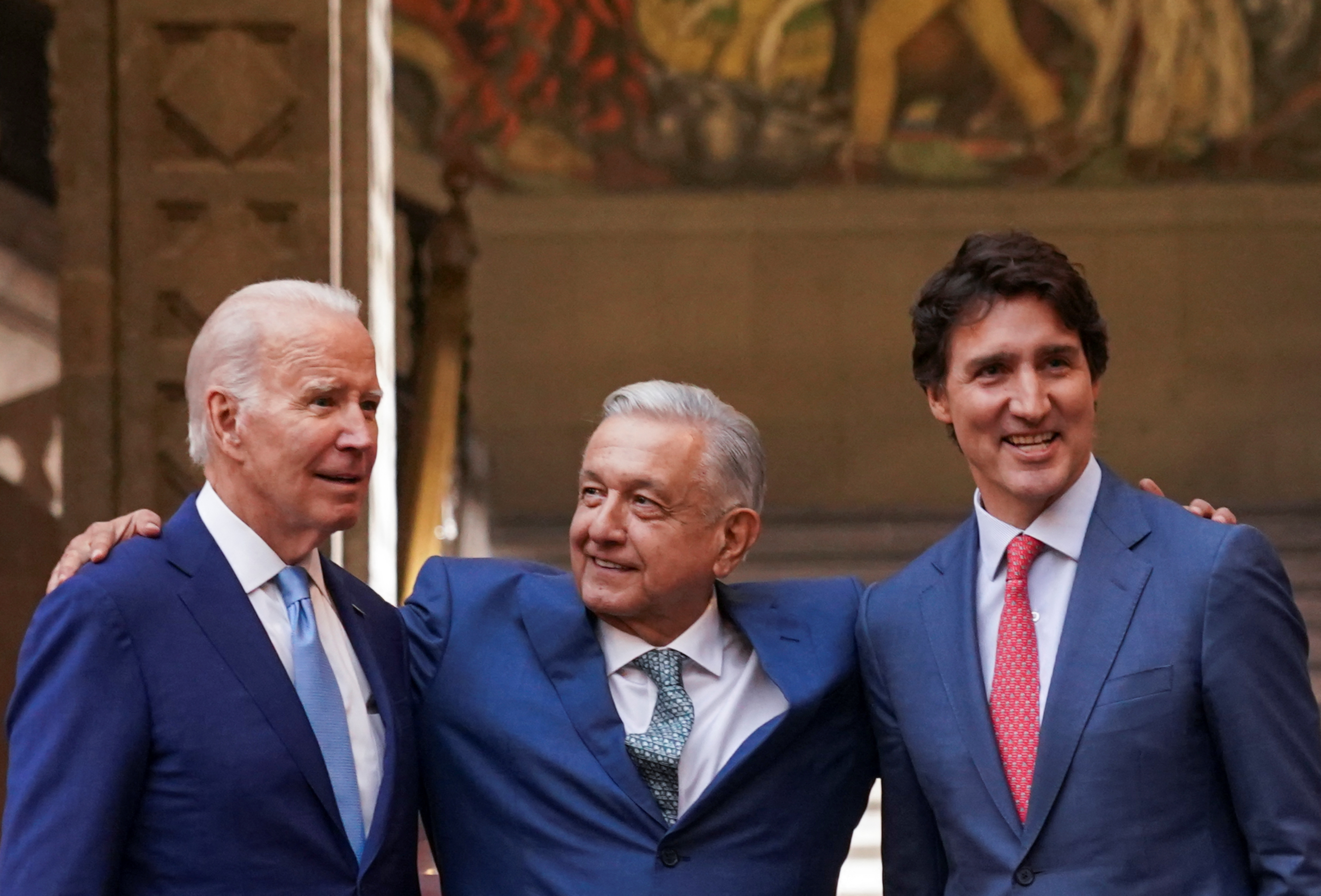AMLO negó haber discrepado con Joe Biden y Justin Trudeau en la Cumbre de Líderes del Norte