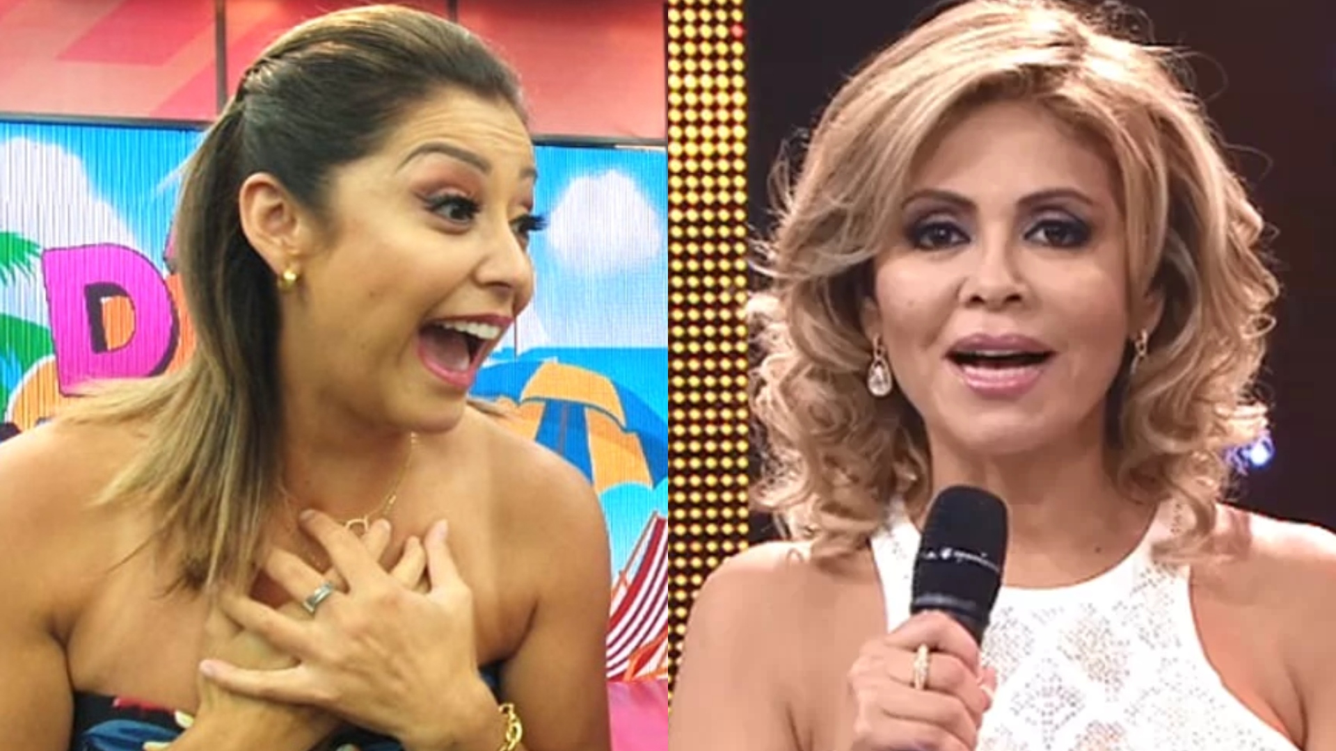 Karla Tarazona se burla de Gisela Valcárcel luego que no le dejaran entrar en América TV: “El mundo da vueltas” - Infobae
