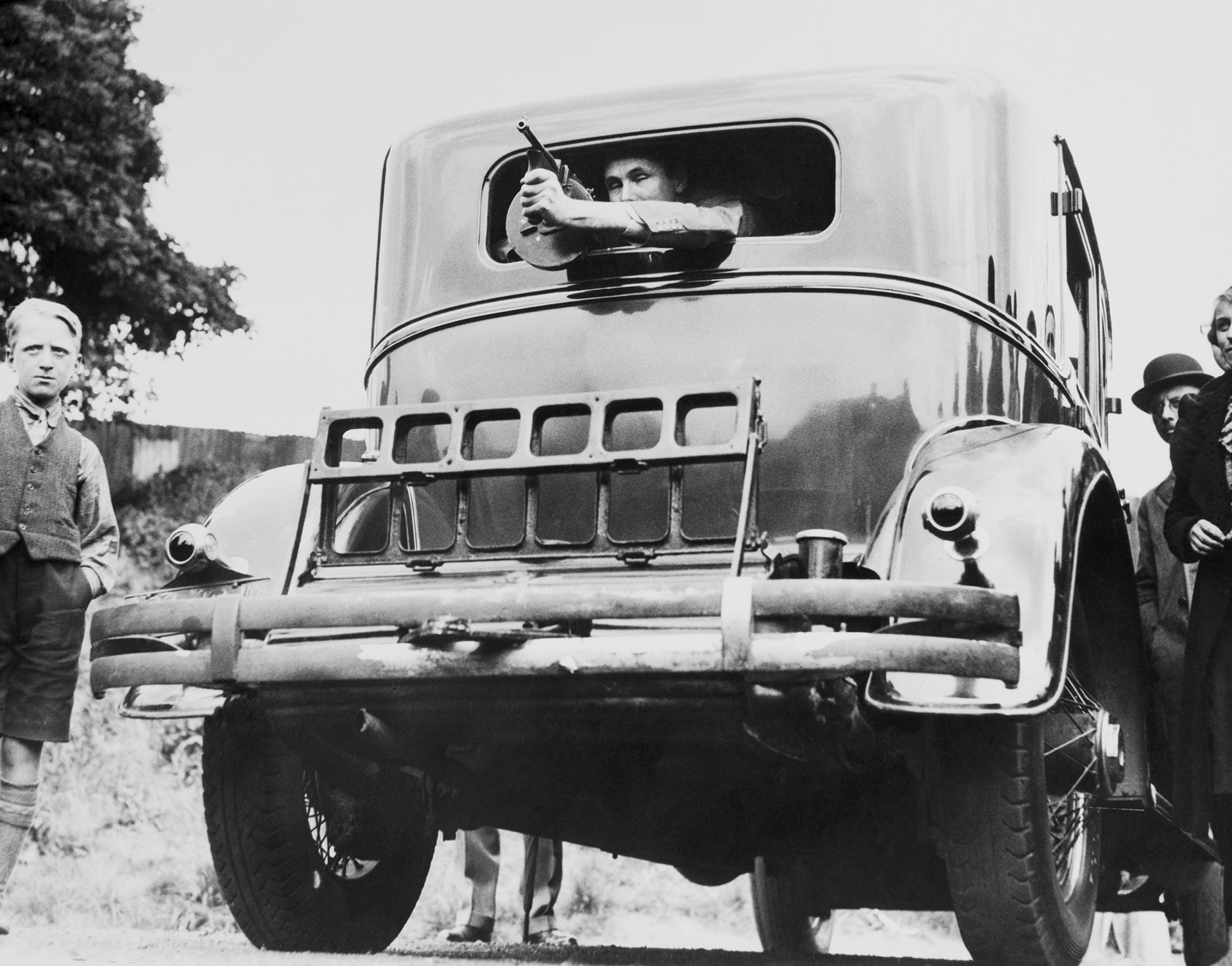 Al Capone tenía un Cadillac equipado en forma especial con parabrisas a prueba de balas y con un motor muy potente