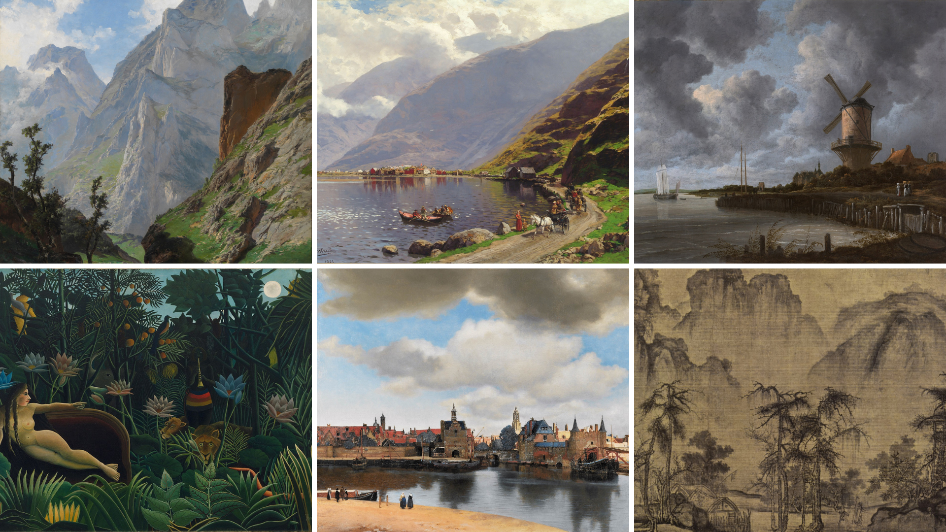 La belleza de la semana: 6 paisajes fascinantes, de los “pintores-letrados” chinos a Vermeer y las vanguardias