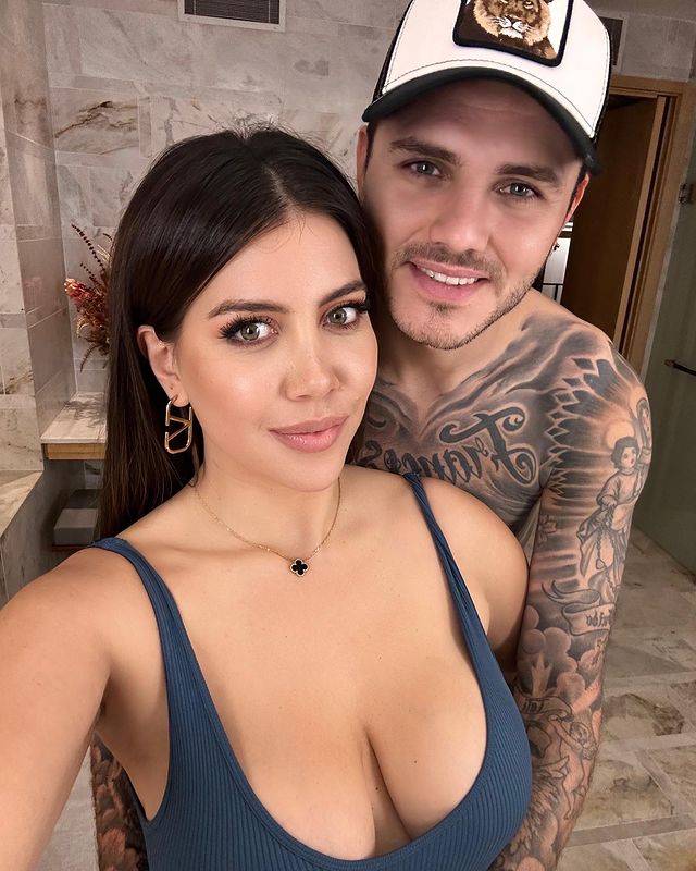 La selfie de Wanda y Mauro desde Rio (Instagram)