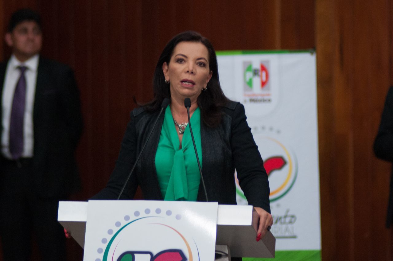 Carolina Monroy del Mazo ha negado que pretenda postularse para el gobierno del Edomex (Foto: DIEGO SIMÓN SÁNCHEZ / CUARTOSCURO.COM)