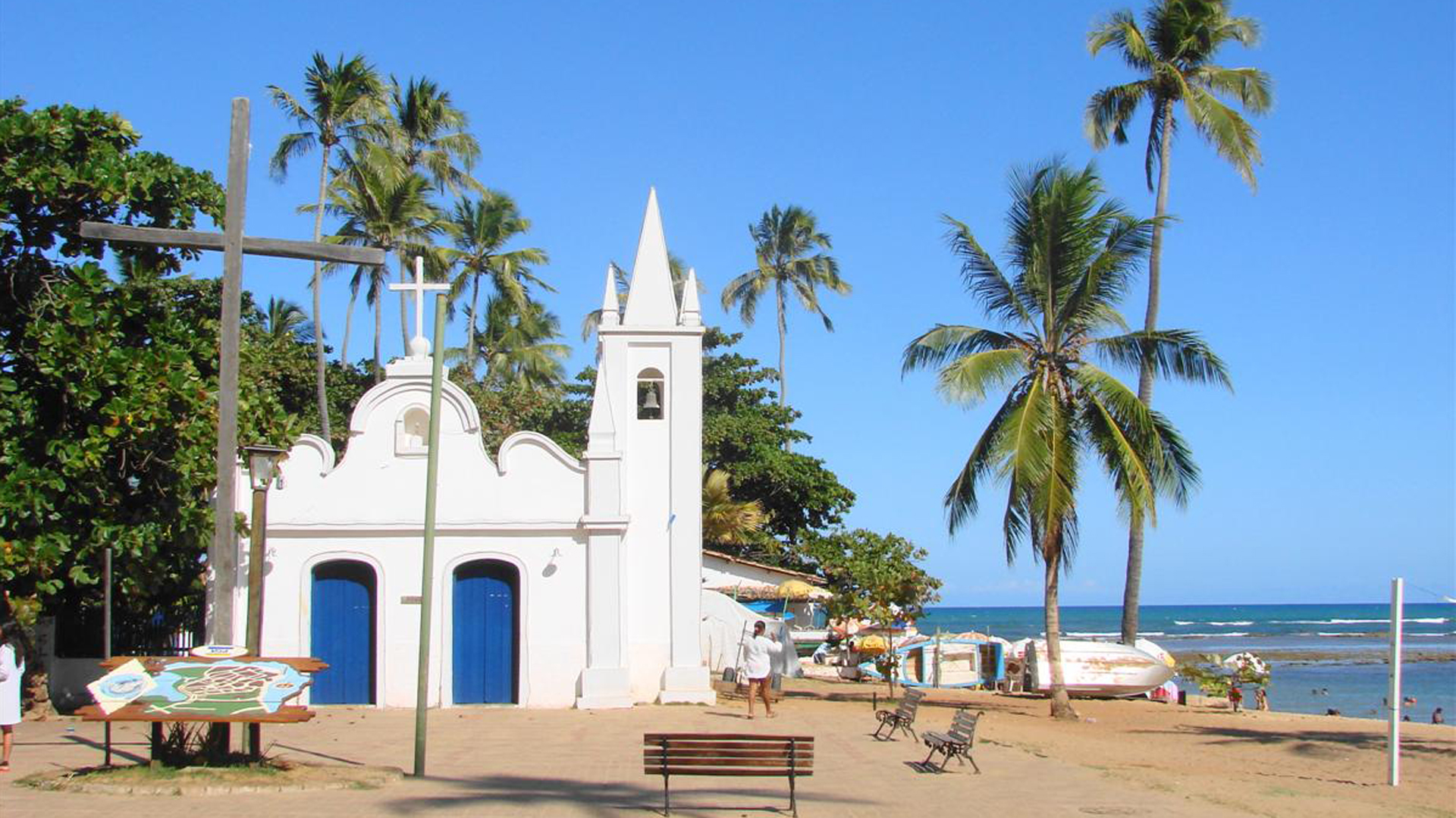 El pueblito de Praia do Forte es muy acogedor, y se encuentra impecable. Mantiene su estilo particular y rústico
