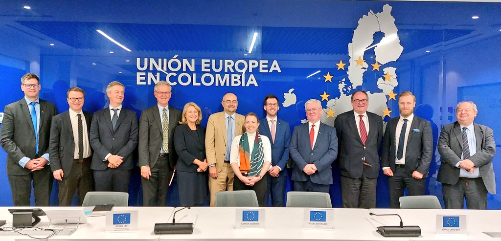De acuerdo con el embajador de la UE en Colombia, Gilles Bertrand advirtió que esta visita hace parte del compromiso de largo plazo de la UE con la construcción de la paz en Colombia. Foto: @GBertrand_UE, Twitter.