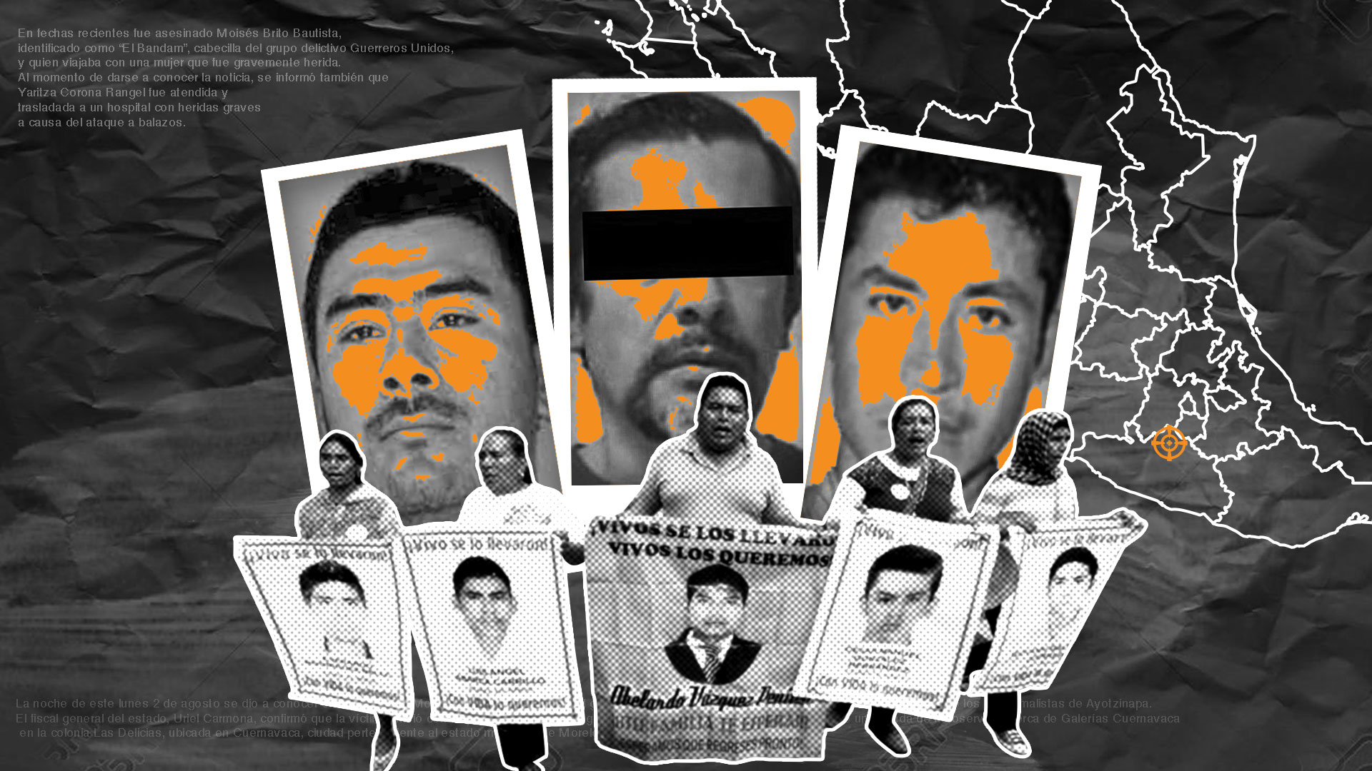 Guerreros Unidos fue identificado como el grupo que podría estar detrás del caso Ayotzinapa (Ilustración: Jovani Pérez Silva/Infobae México)