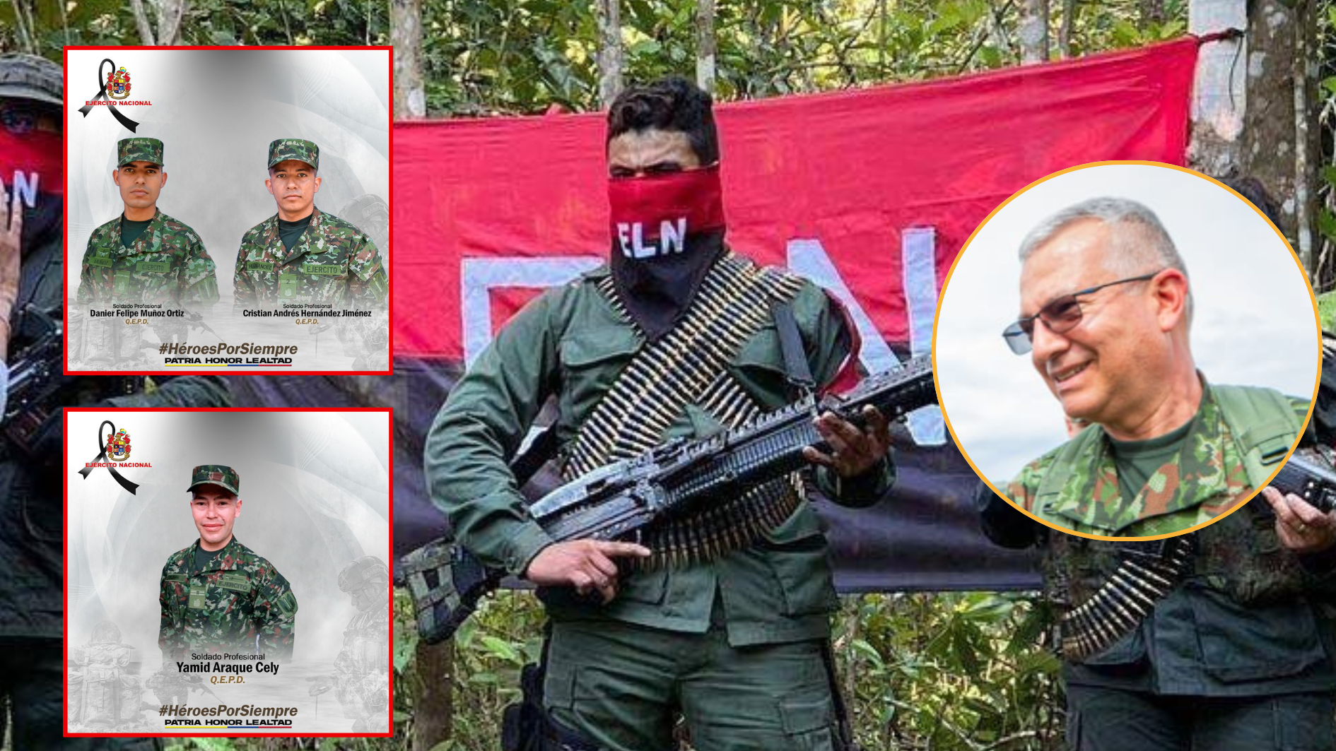 El ELN asesinó a tres soldados con drones en el sur de Bolívar y en Tibú,  Norte de Santander: “Su sacrificio no será en vano” - Infobae