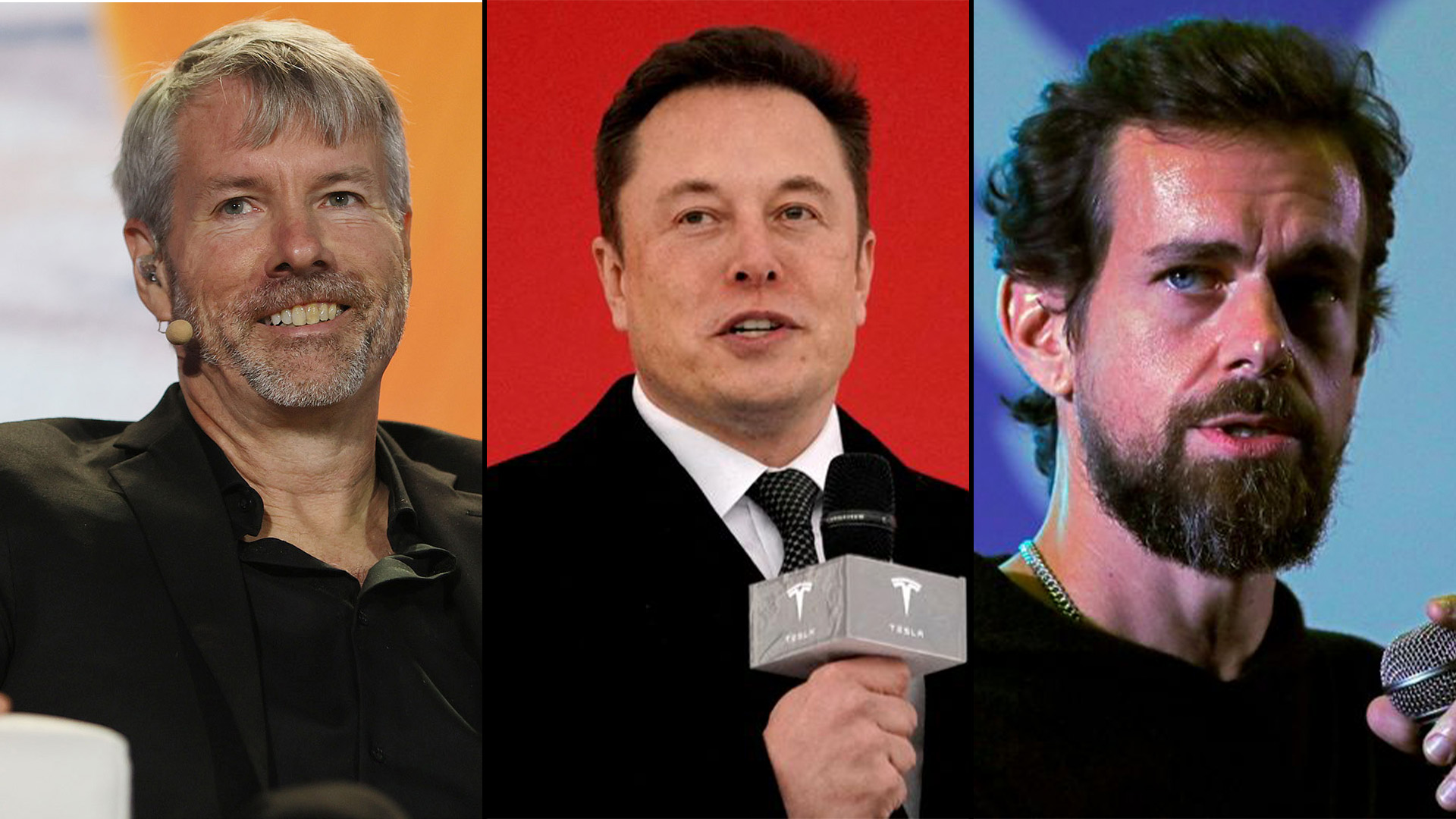 Michael Saylro (MicroStrategy), Elon Musk (Tesla) y Jack Dorsey (ex Twitter, ahora Block/Square), entre los perdedores del cripto-derrumbe