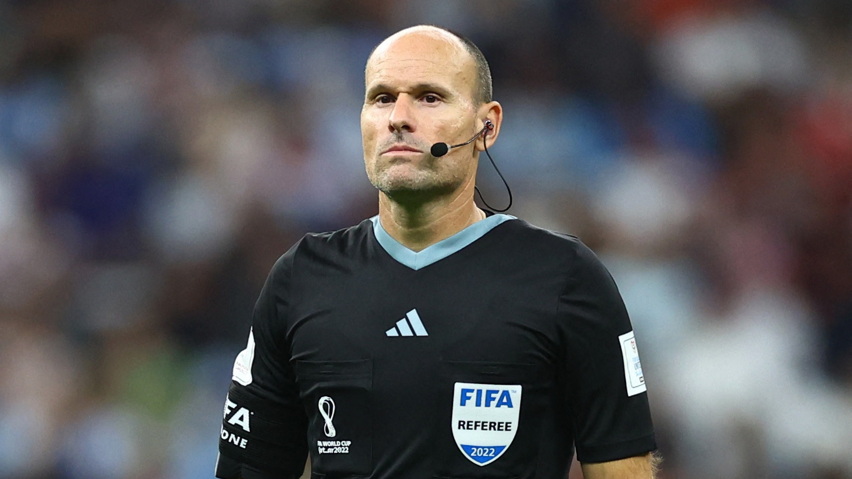 Soccer Football - FIFA World Cup Qatar 2022 - Quarter Final - Netherlands v Argentina - Lusail Stadium, Lusail, Qatar - December 9, 2022   Referee Antonio Miguel Mateu Lahoz REUTERS/Carl Recine
