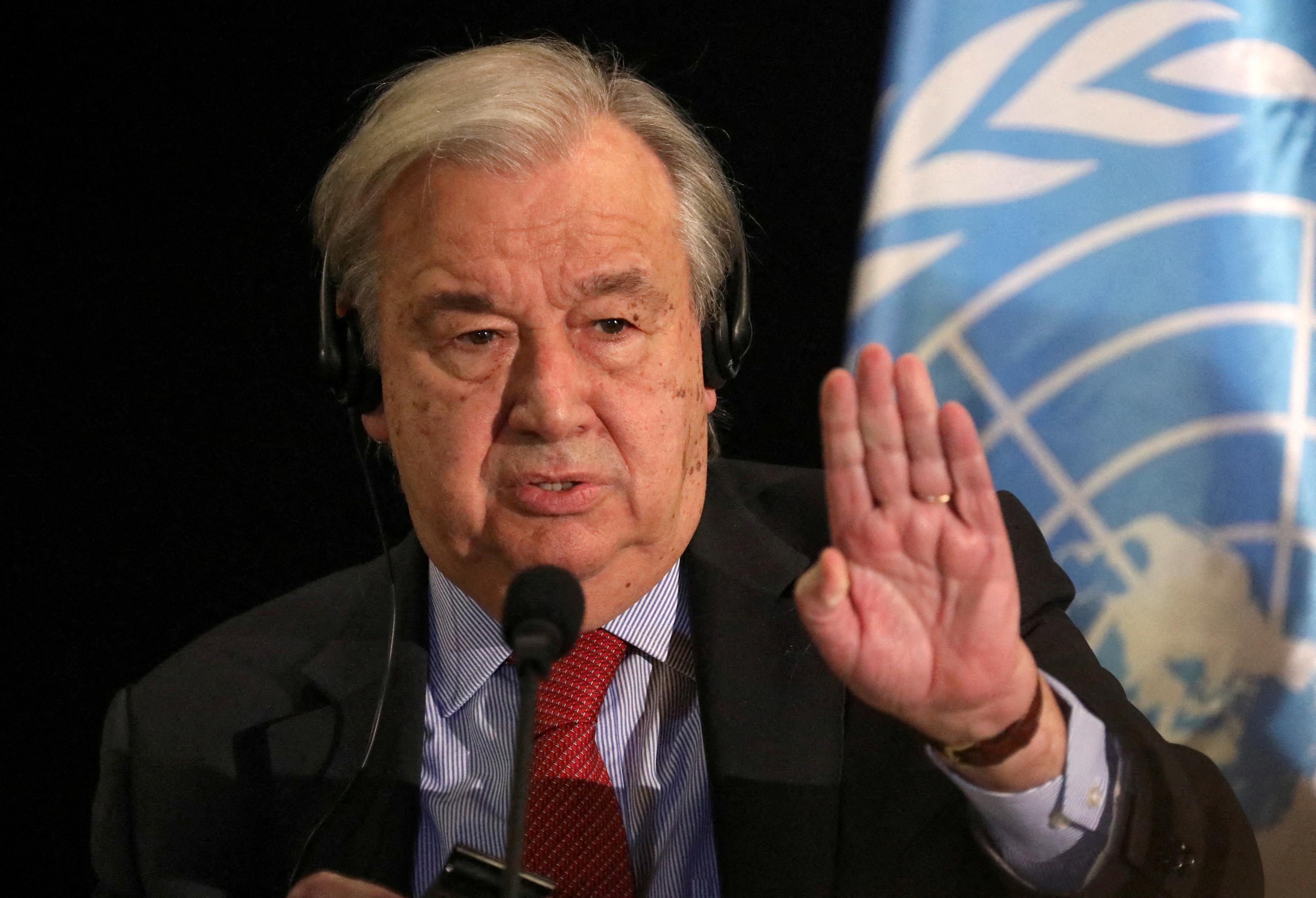 FOTO DE ARCHIVO: El secretario general de las Naciones Unidas, Antonio Guterres. REUTERS/Mohamed Azakir/Foto de archivo