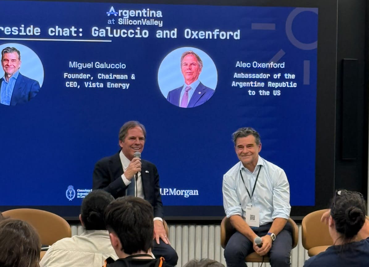 En Silicon Valley, Miguel Galuccio destacó el potencial aporte de la Argentina a "la resiliencia global de la infraestructura digital"