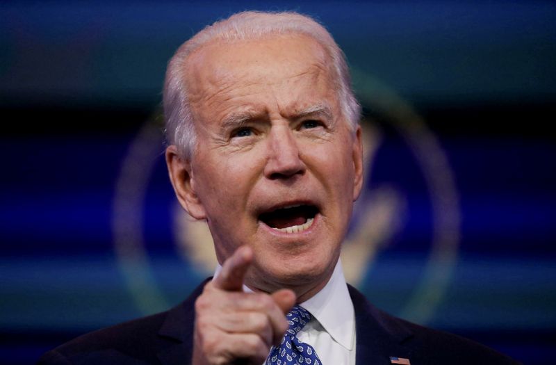 El presidente electo de EEUU, Joe Biden. REUTERS/Leah Millis