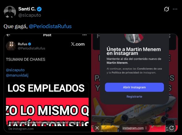 Mart&iacute;n Menem les contest&oacute; a quienes dicen que le miente a Milei: 