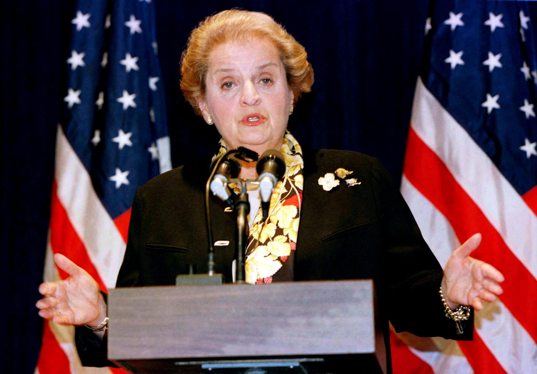 La secretaria de Estado de EEUU, Madeline Albright (File Photo)