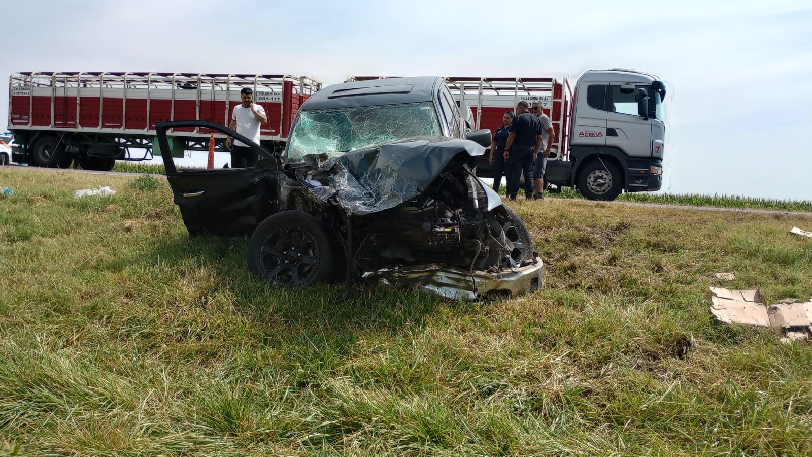 Michale Díaz protagonizó un fatal accidente en la Ruta 5
